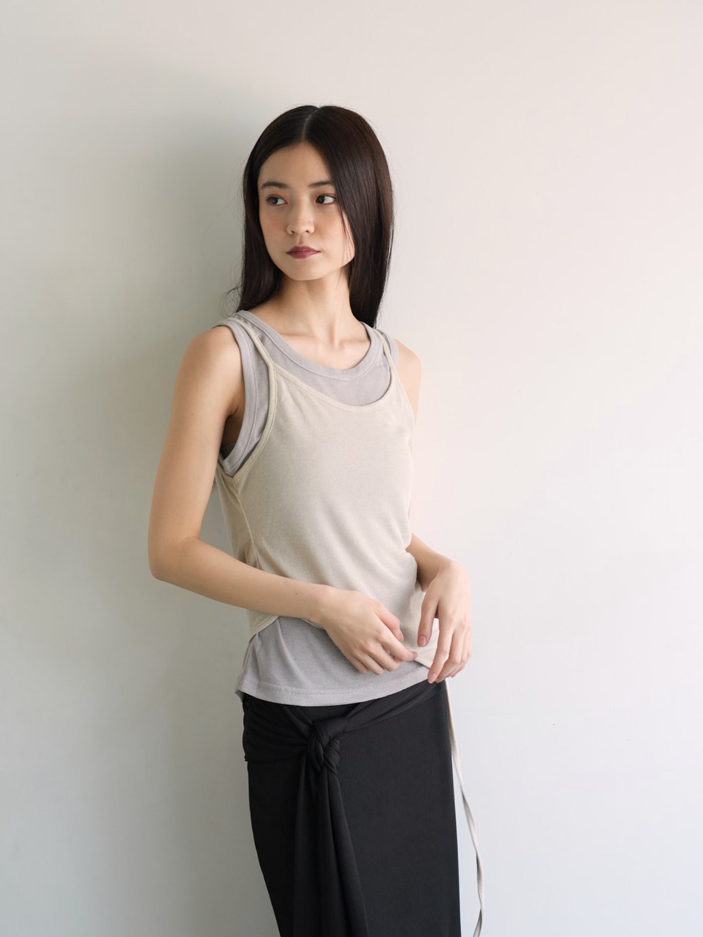 layered tank top