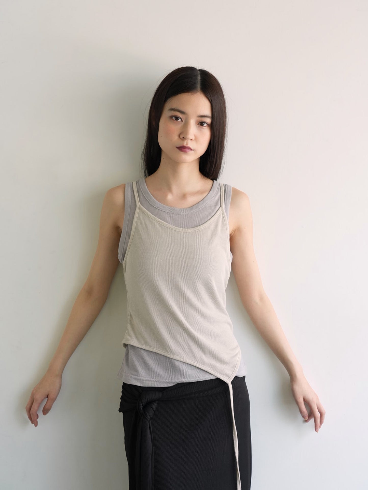 layered tank top