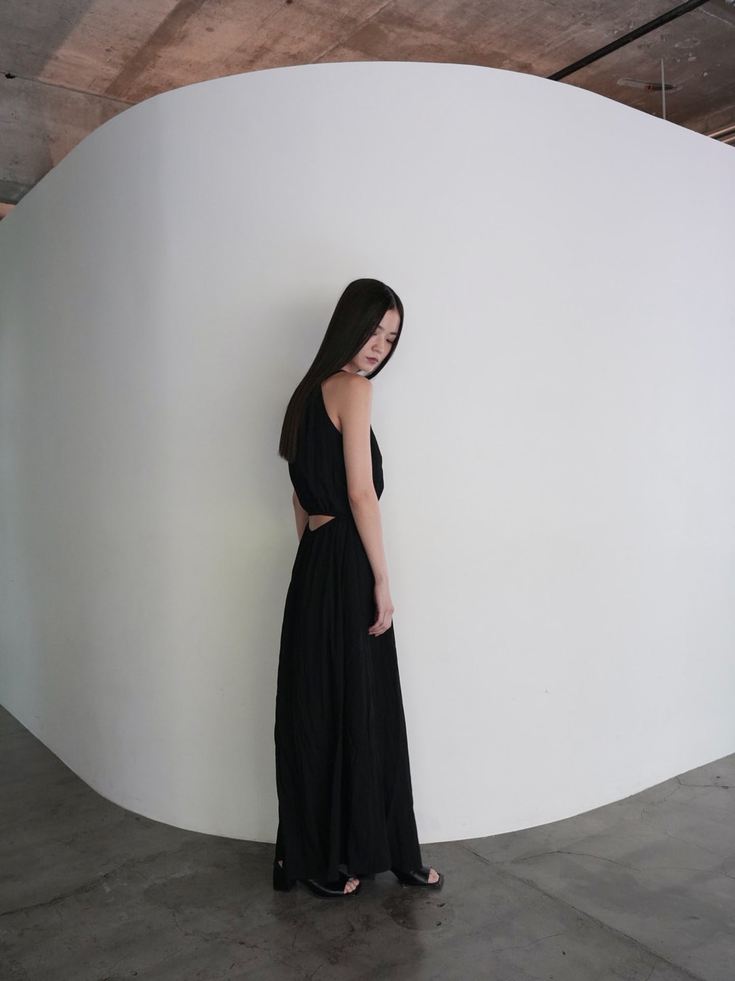 back slit one piece