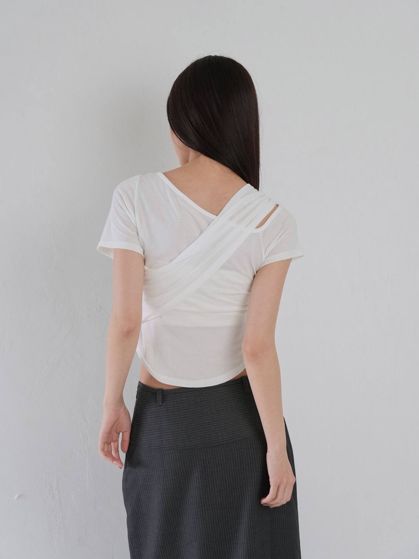 twist crop tee