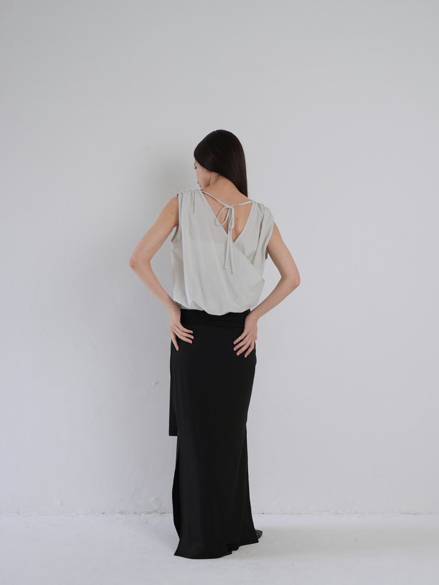 2way wrap blouse