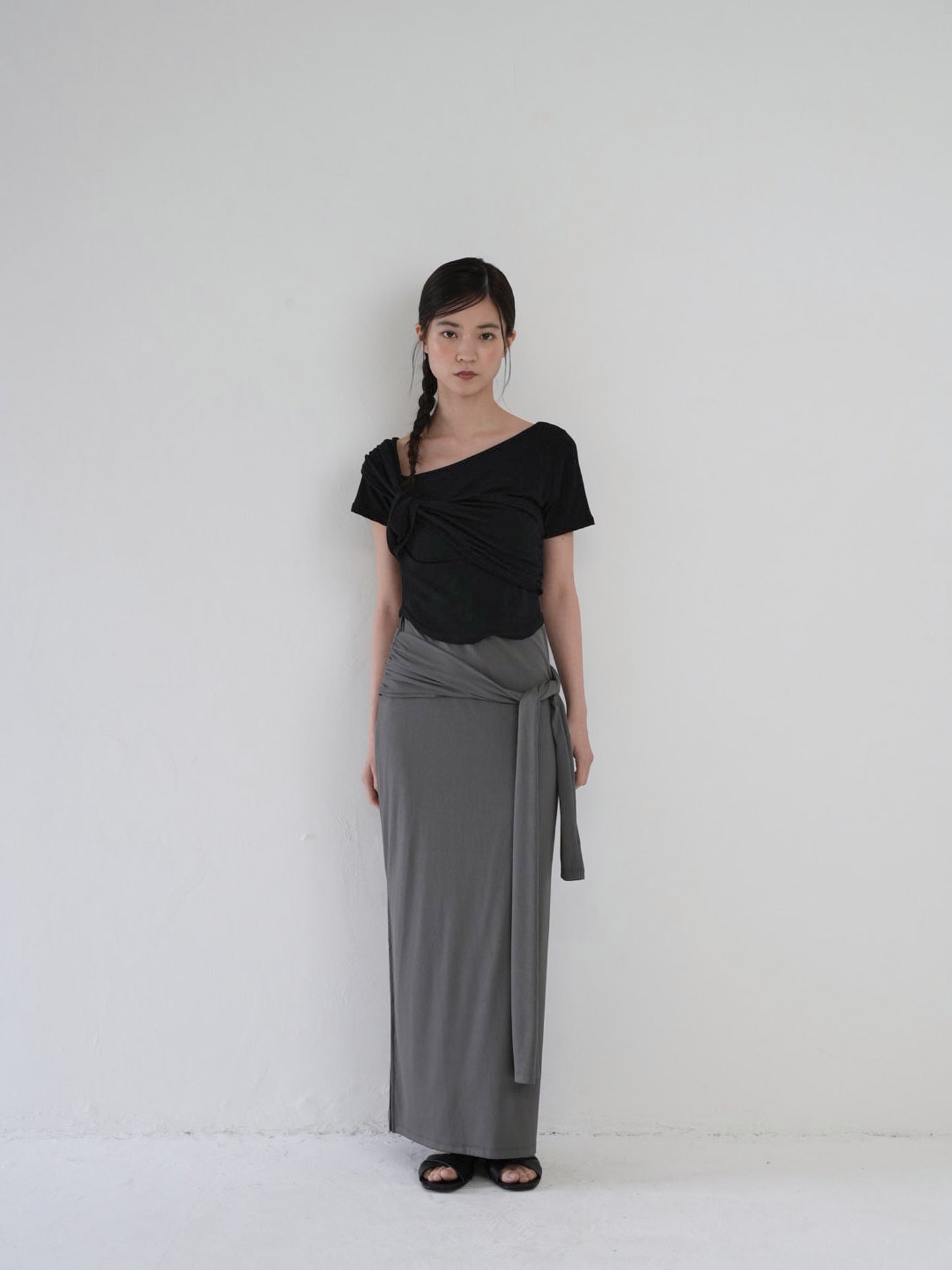 twist crop tee