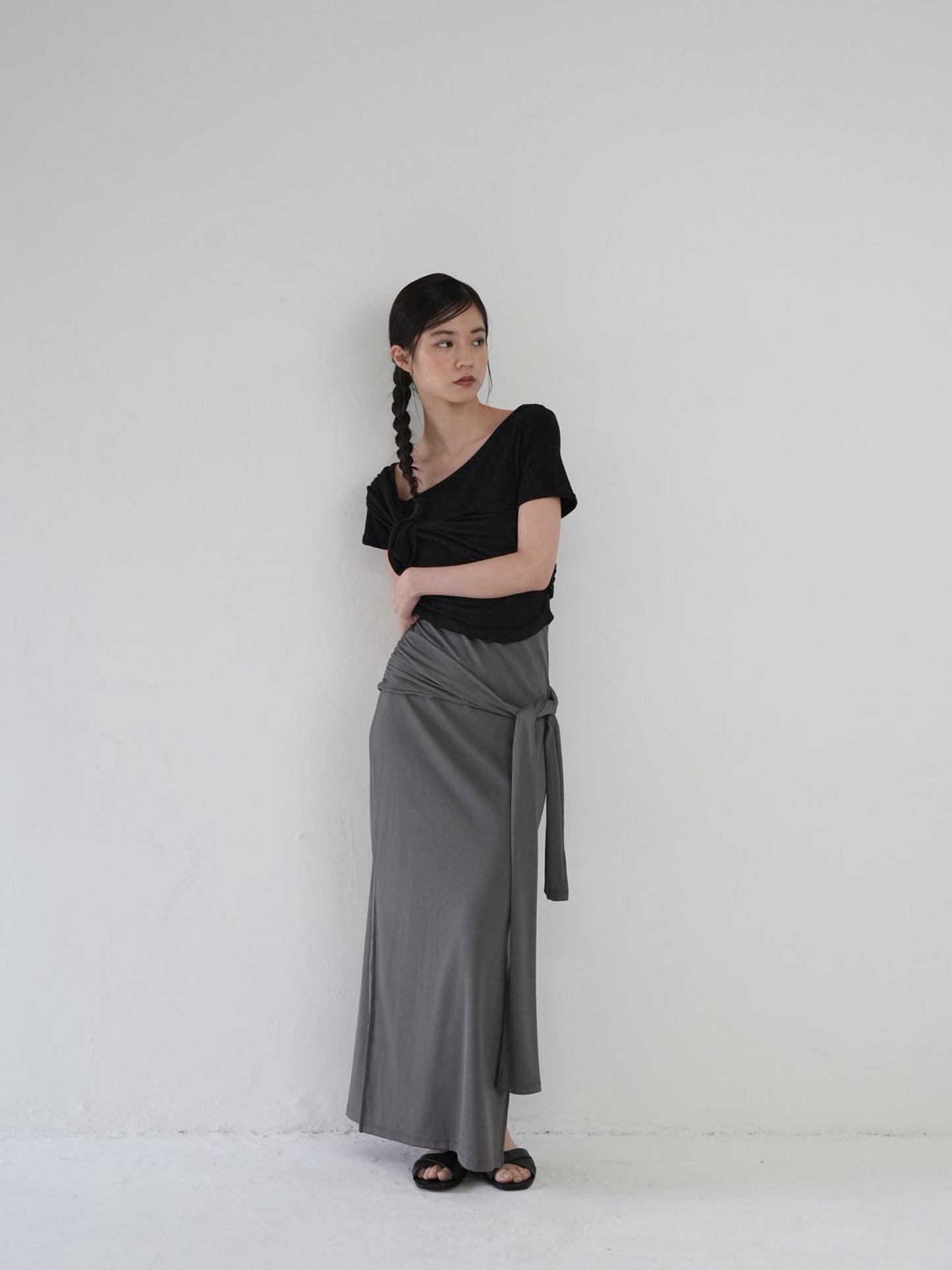 twist crop tee