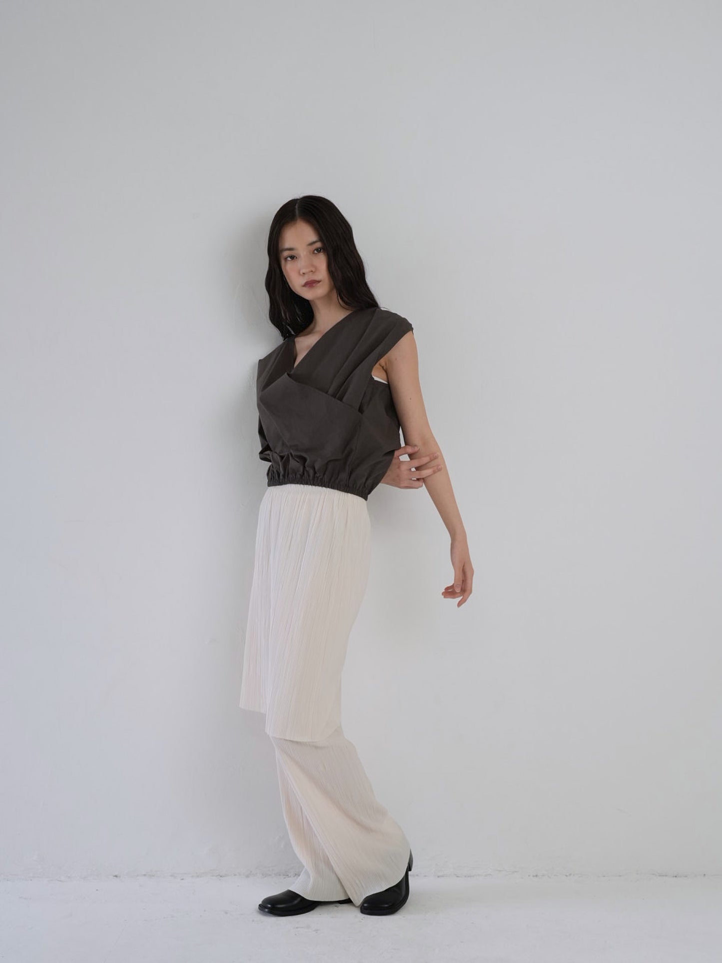 2way wrap blouse