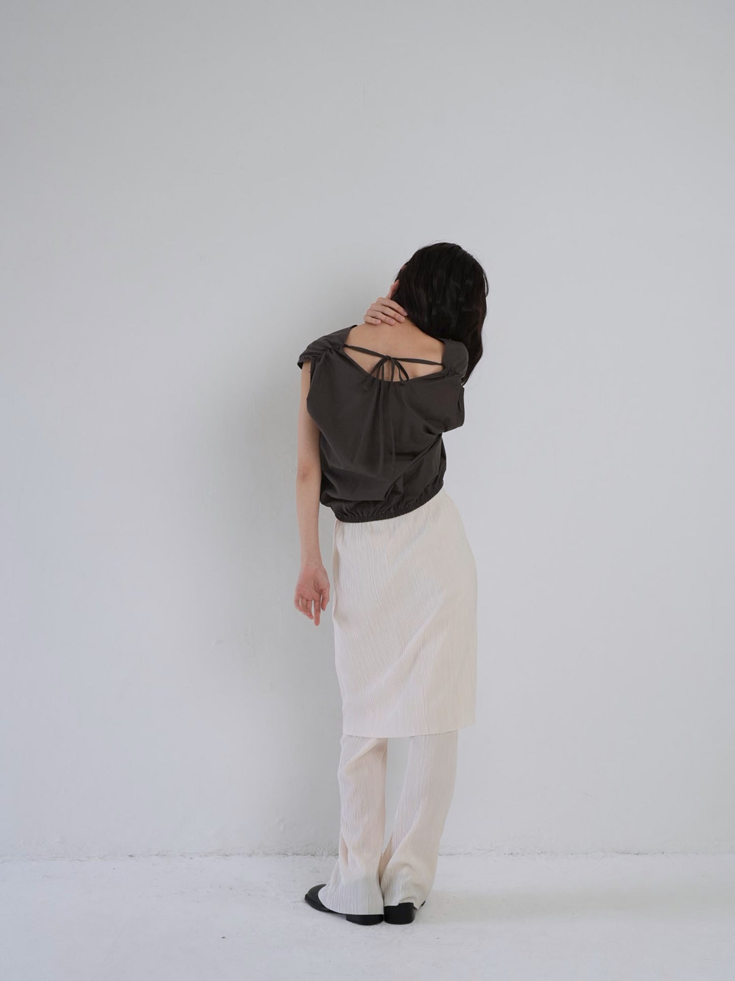 2way wrap blouse