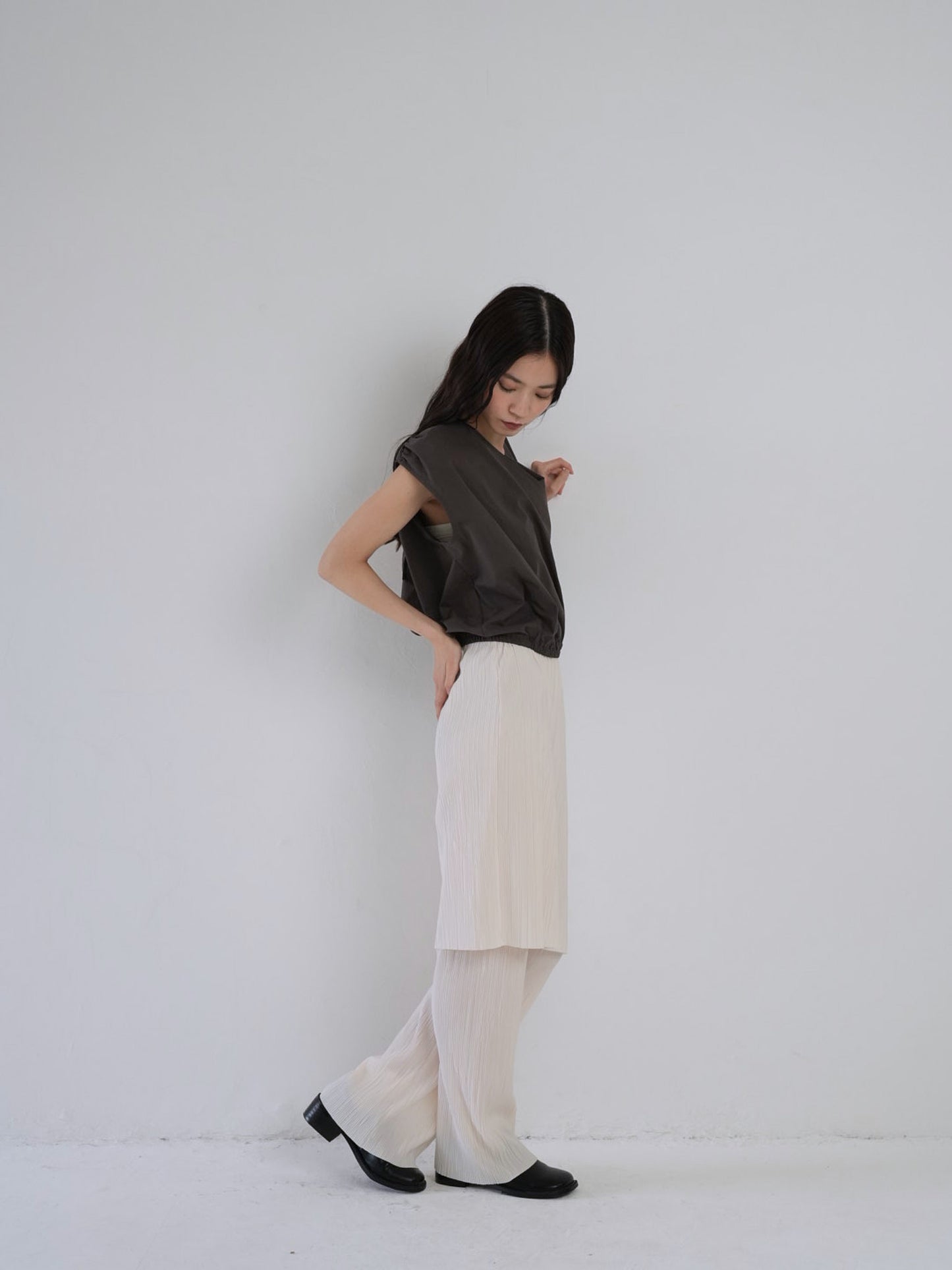 2way wrap blouse