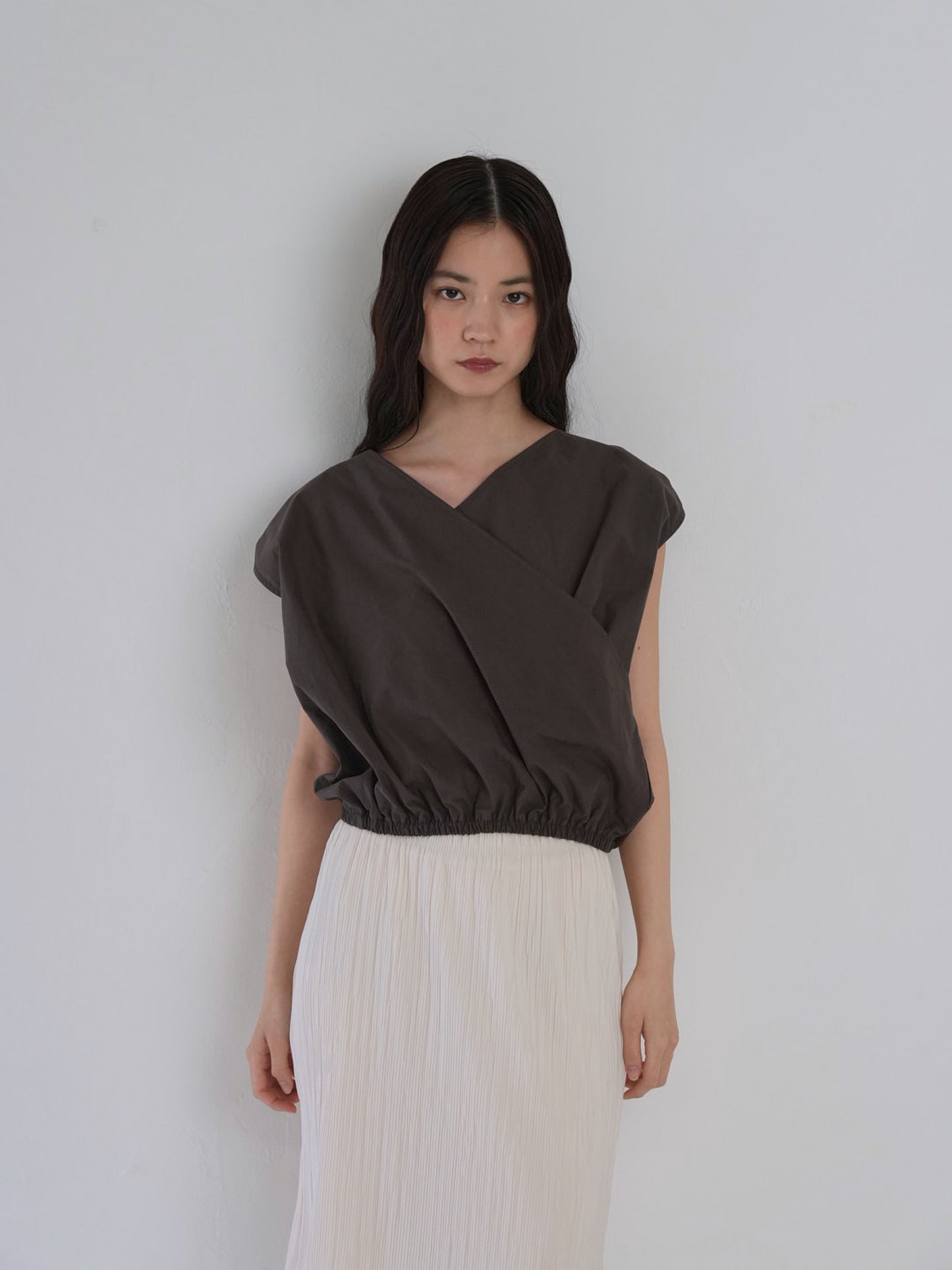 2way wrap blouse