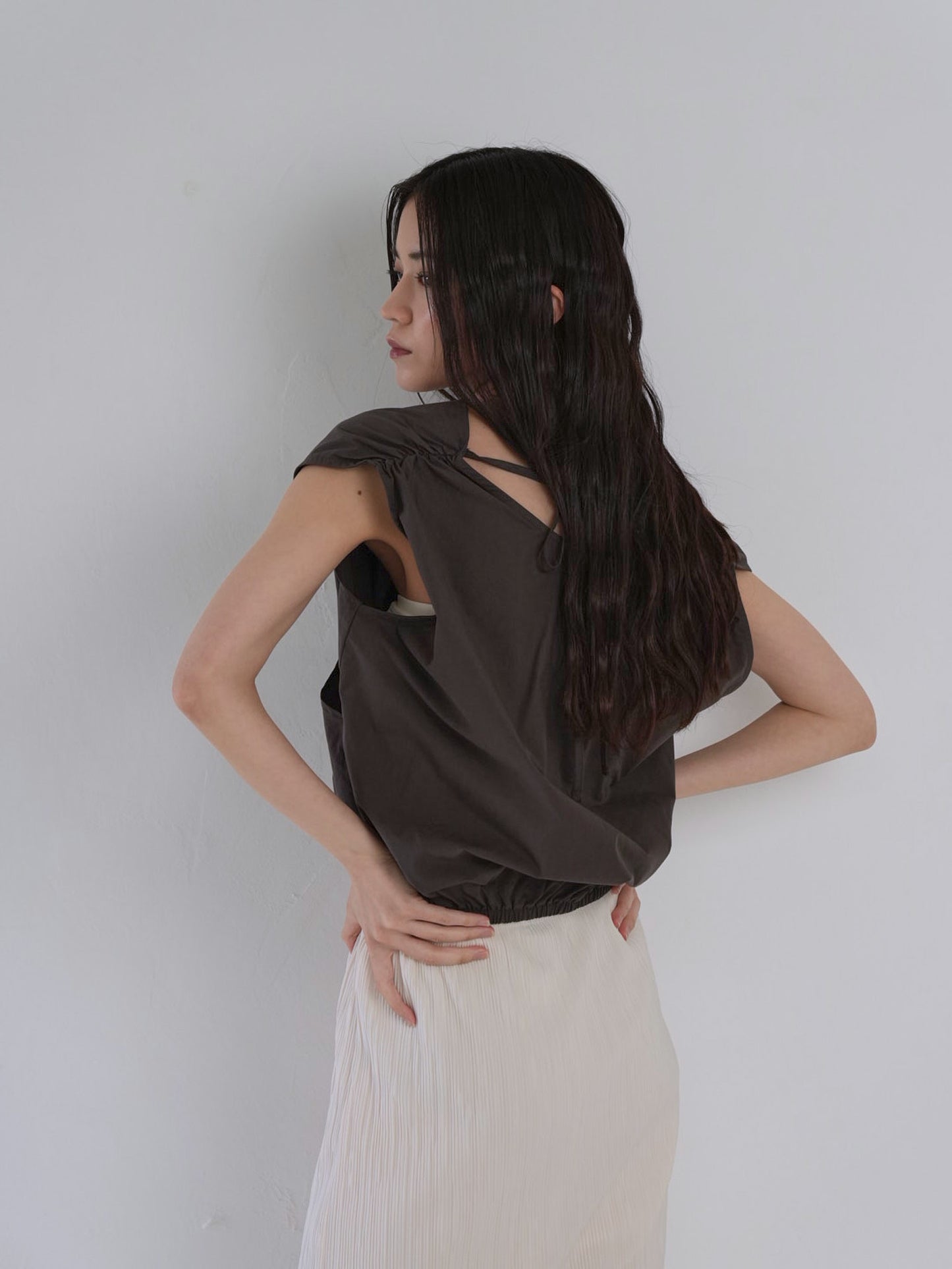 2way wrap blouse