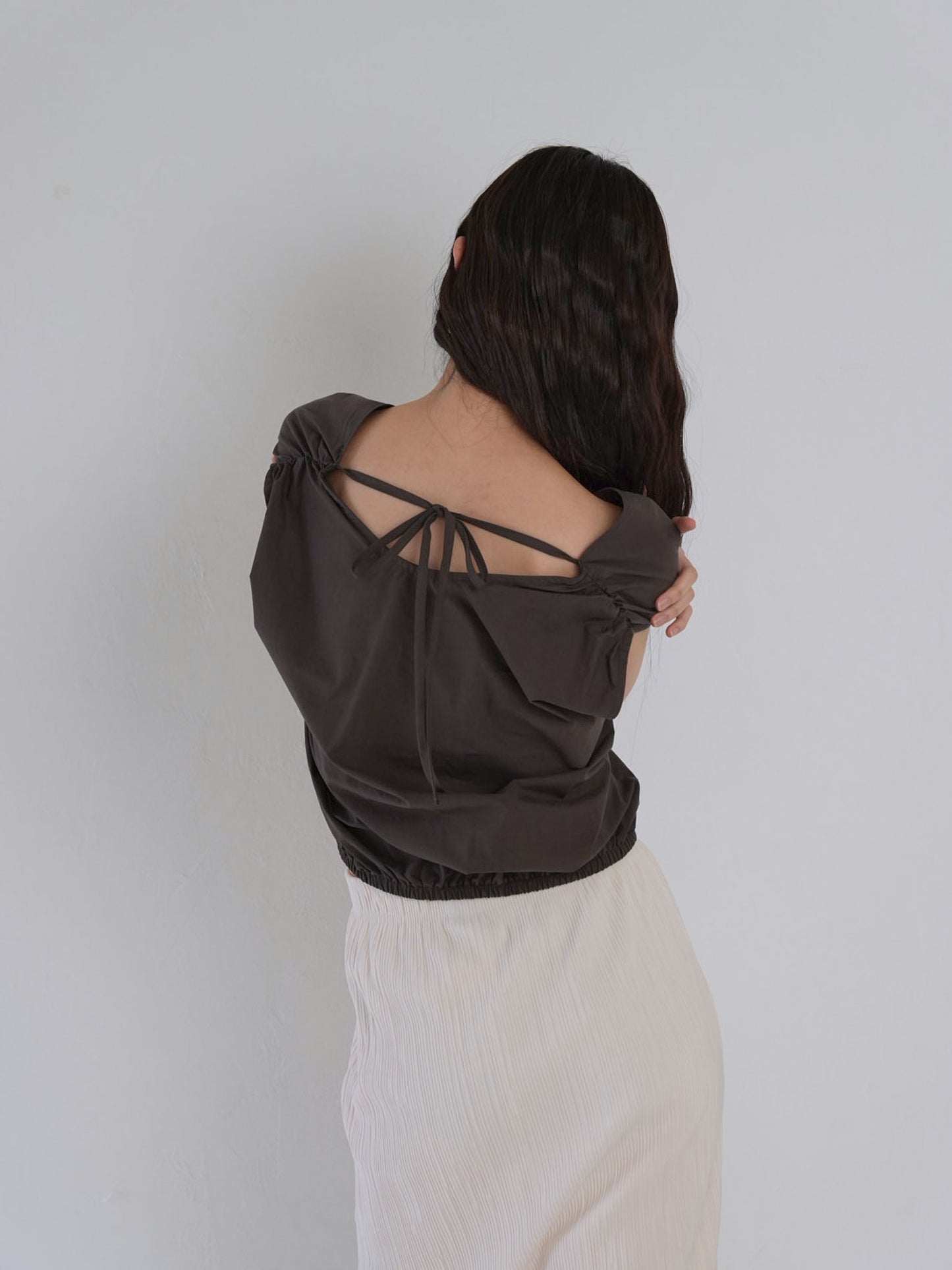 2way wrap blouse