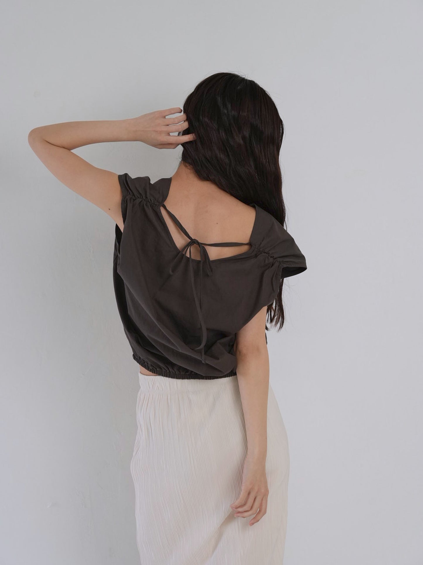 2way wrap blouse