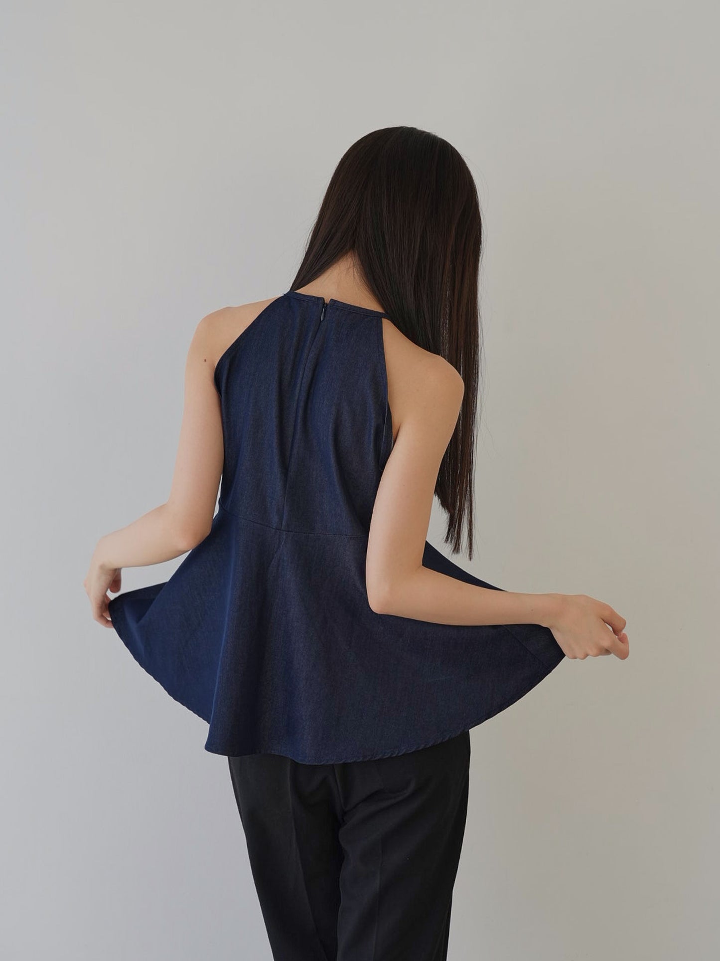 denim halter tops
