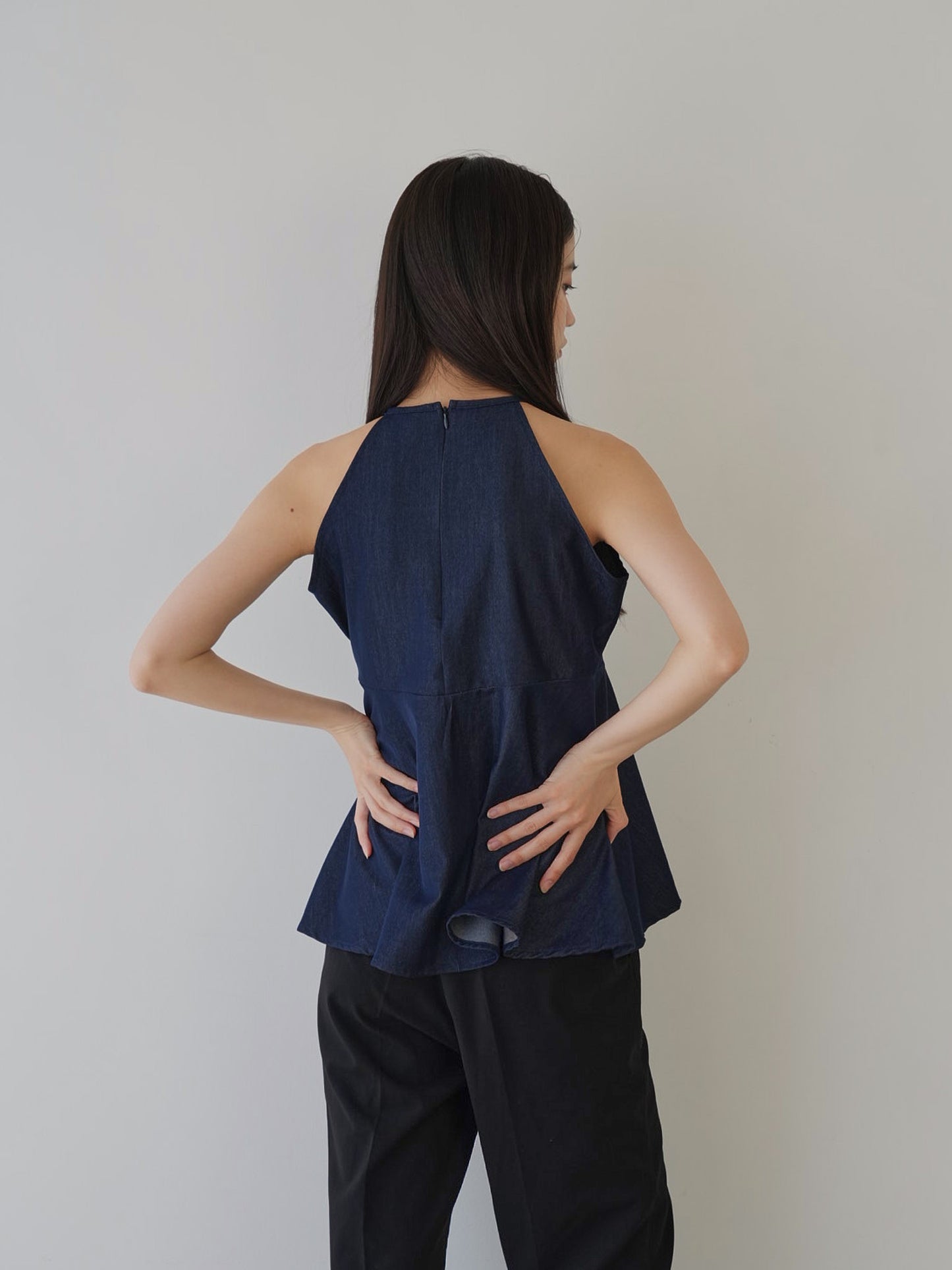 denim halter tops