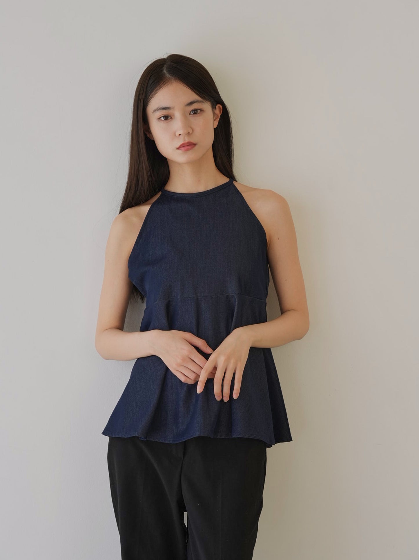 denim halter tops