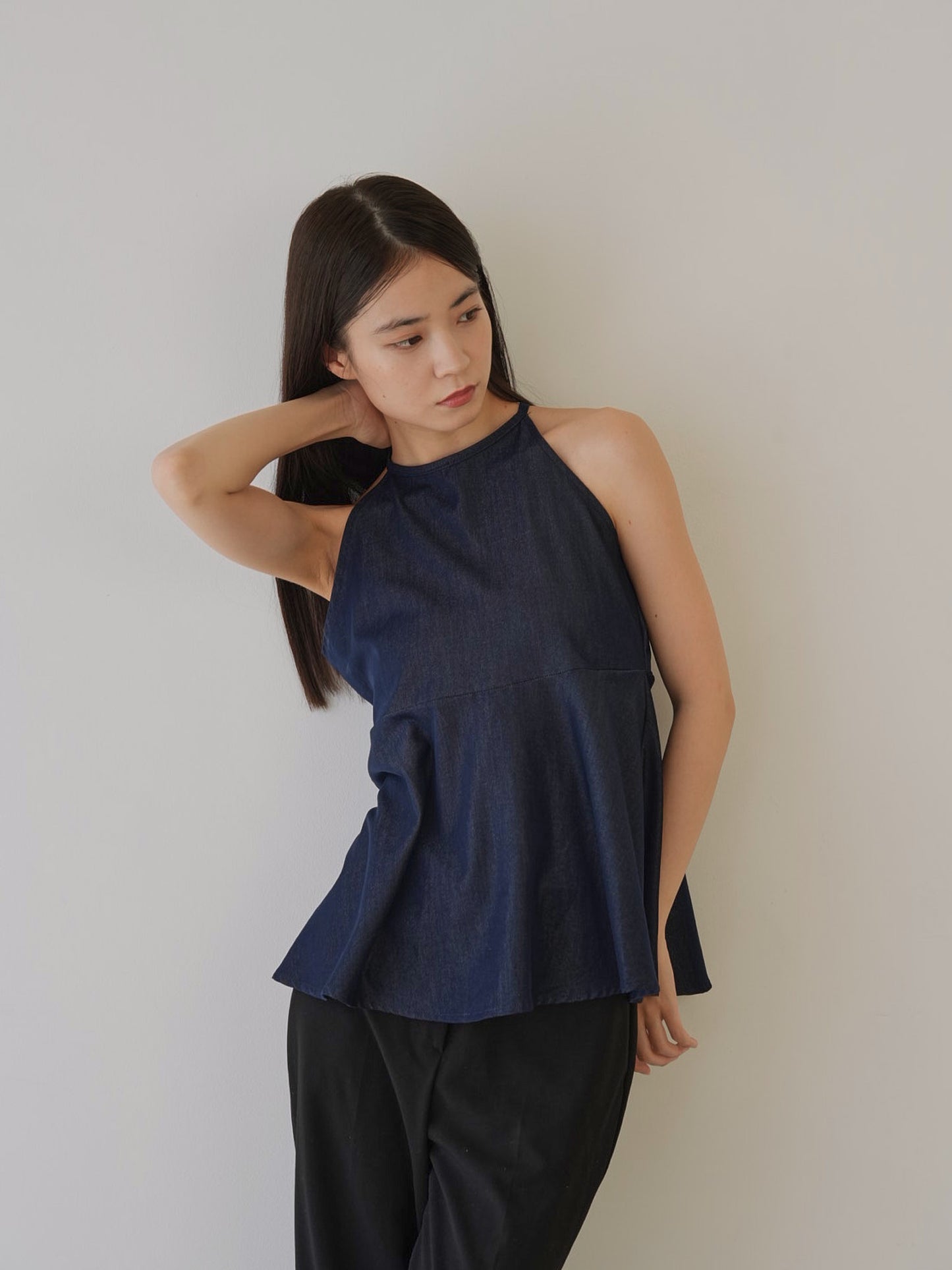 denim halter tops