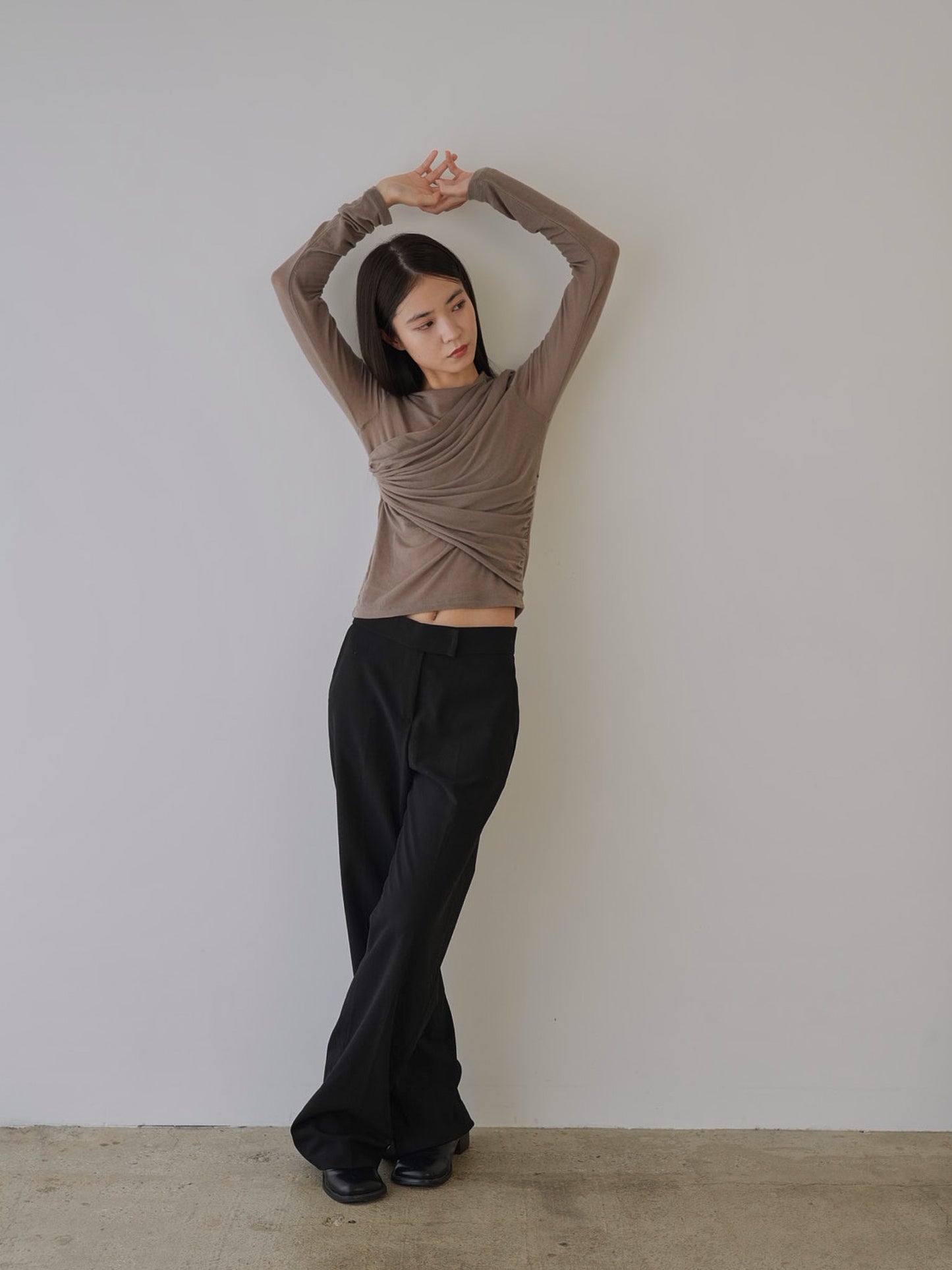 shirring design tops