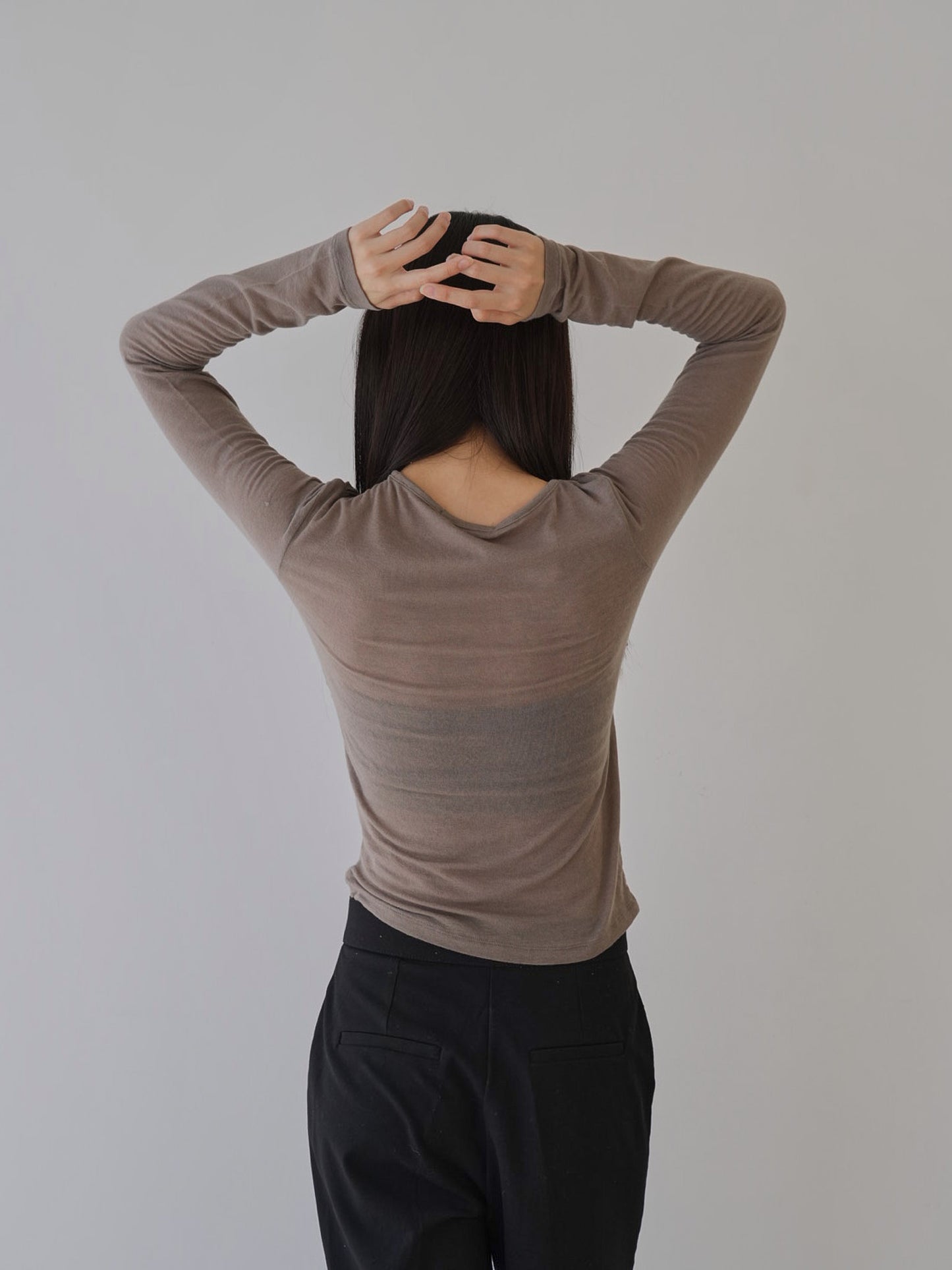 shirring design tops