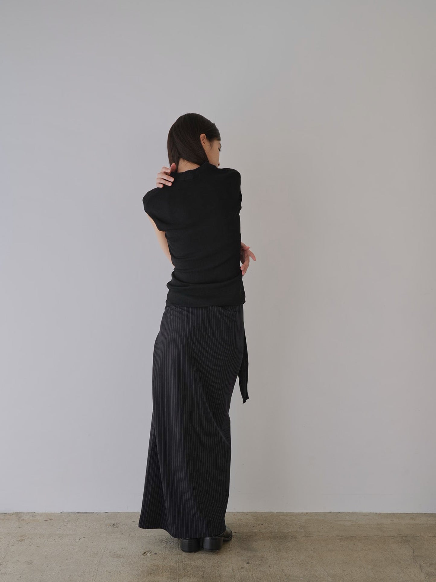 v warp knit top