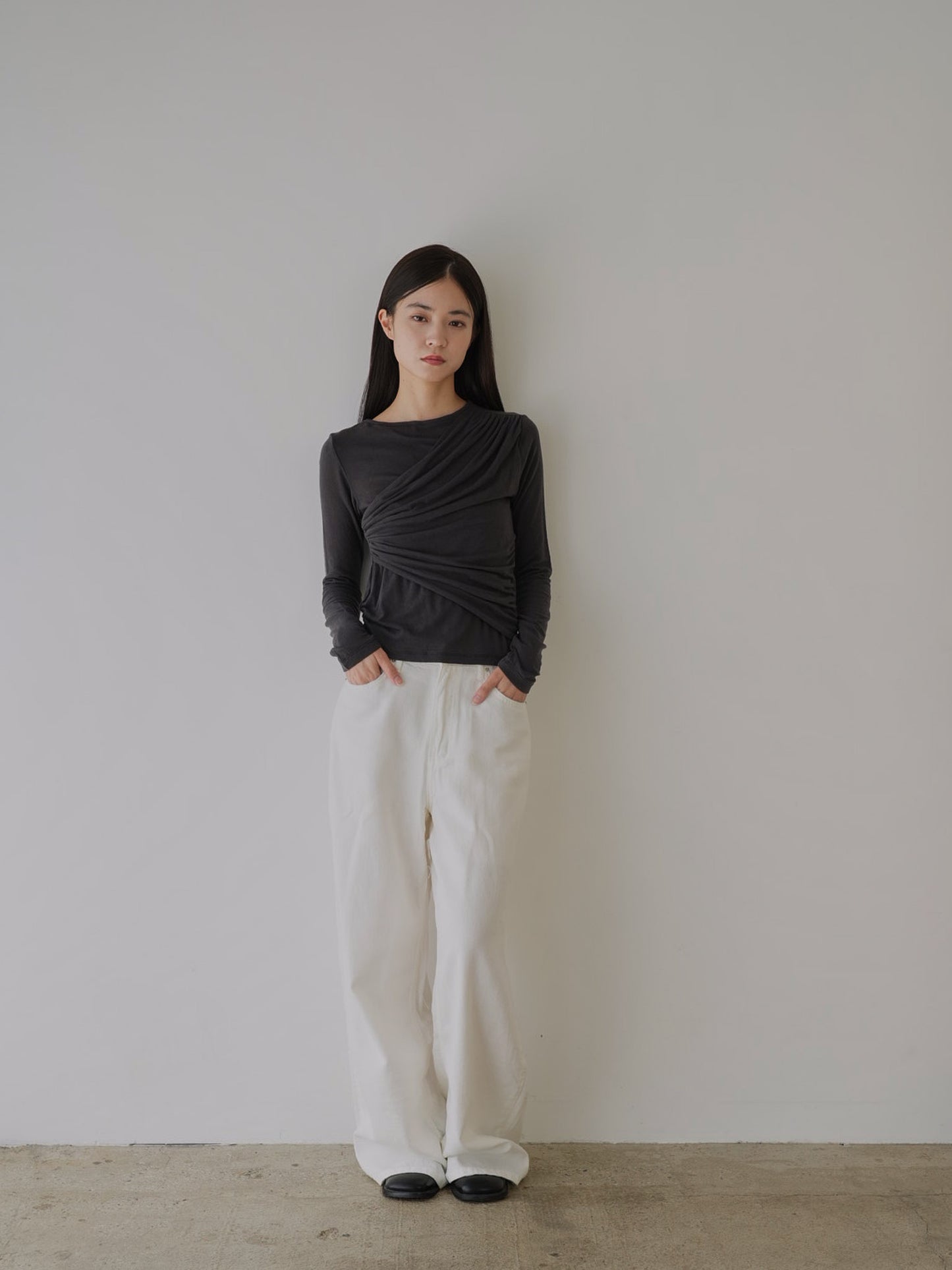 shirring design tops