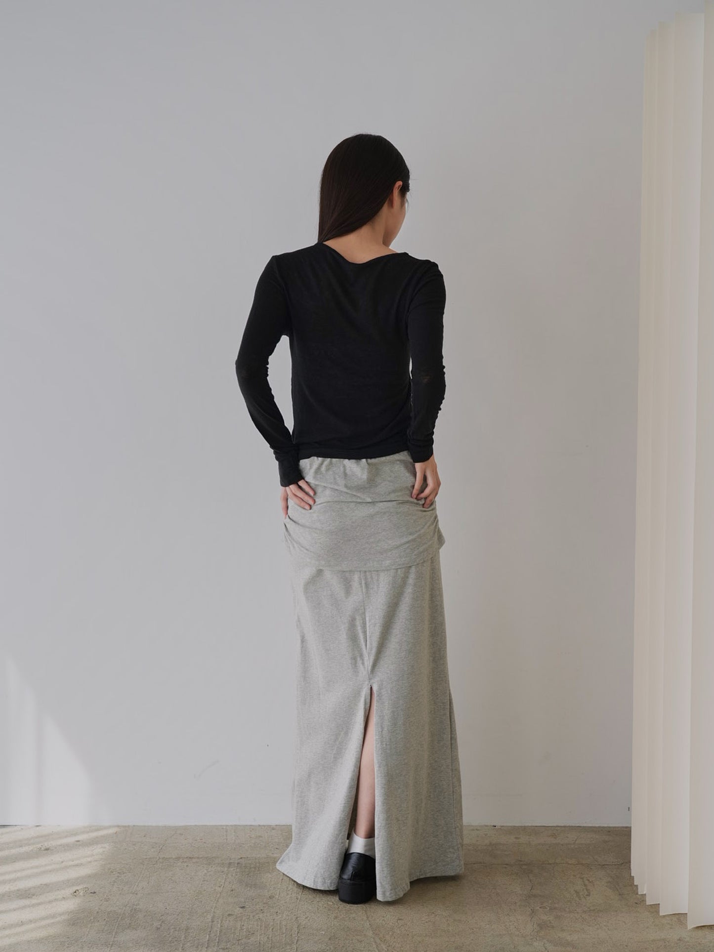 shirring design tops