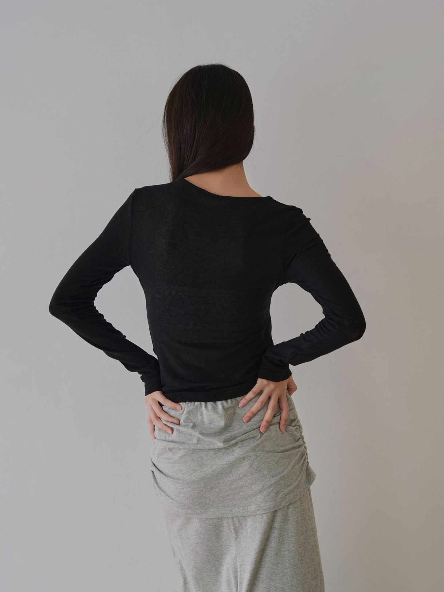 shirring design tops