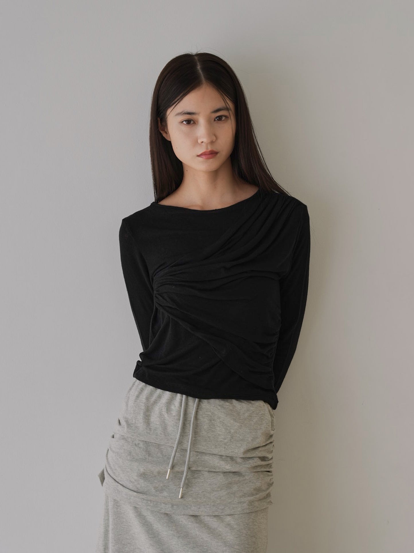 shirring design tops