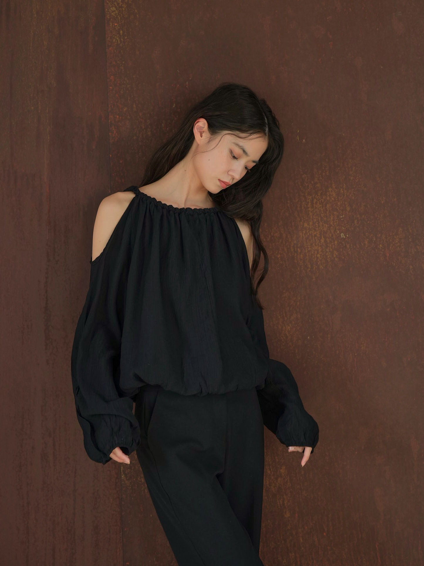cold shoulder blouse