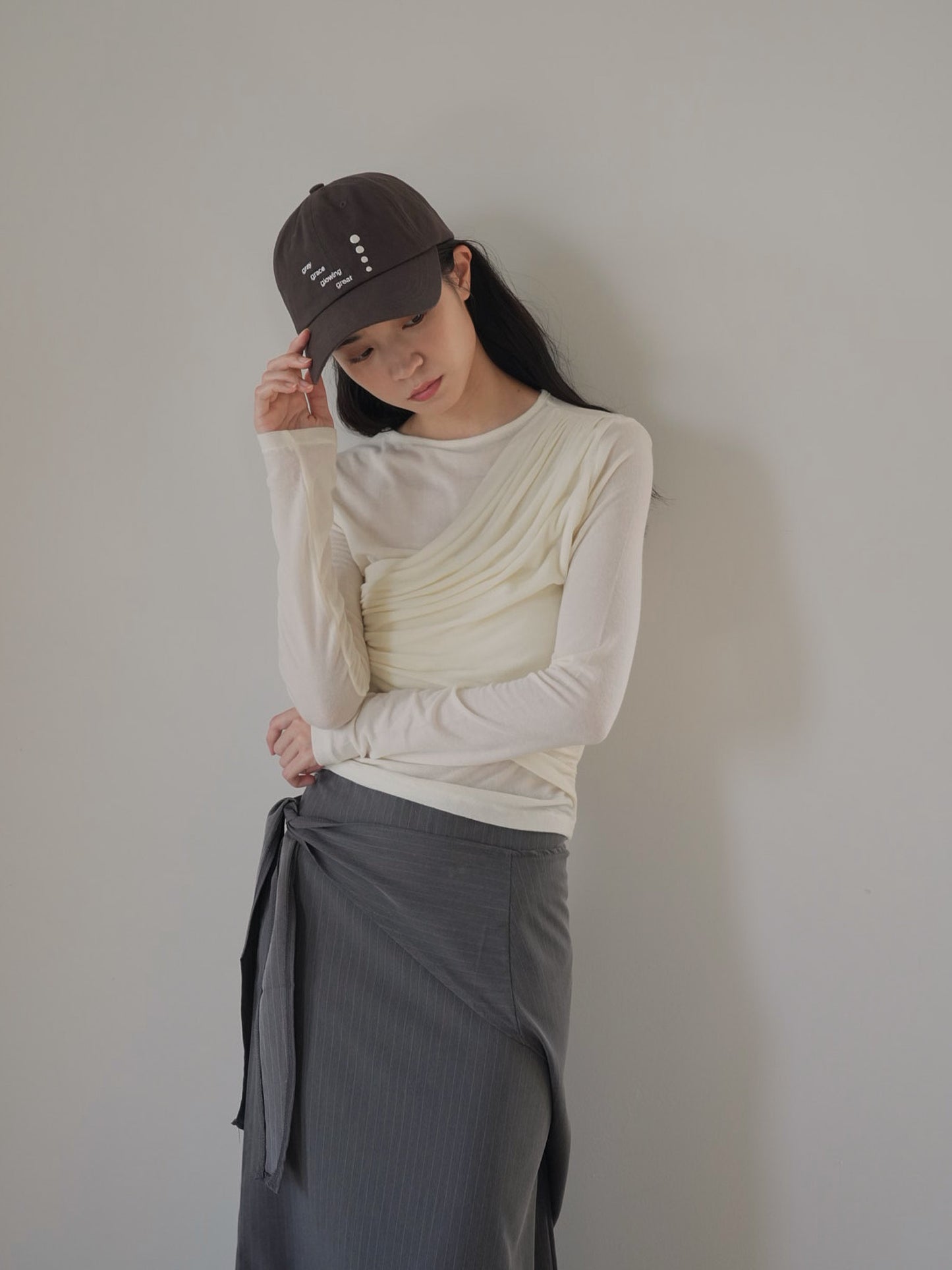 shirring design tops