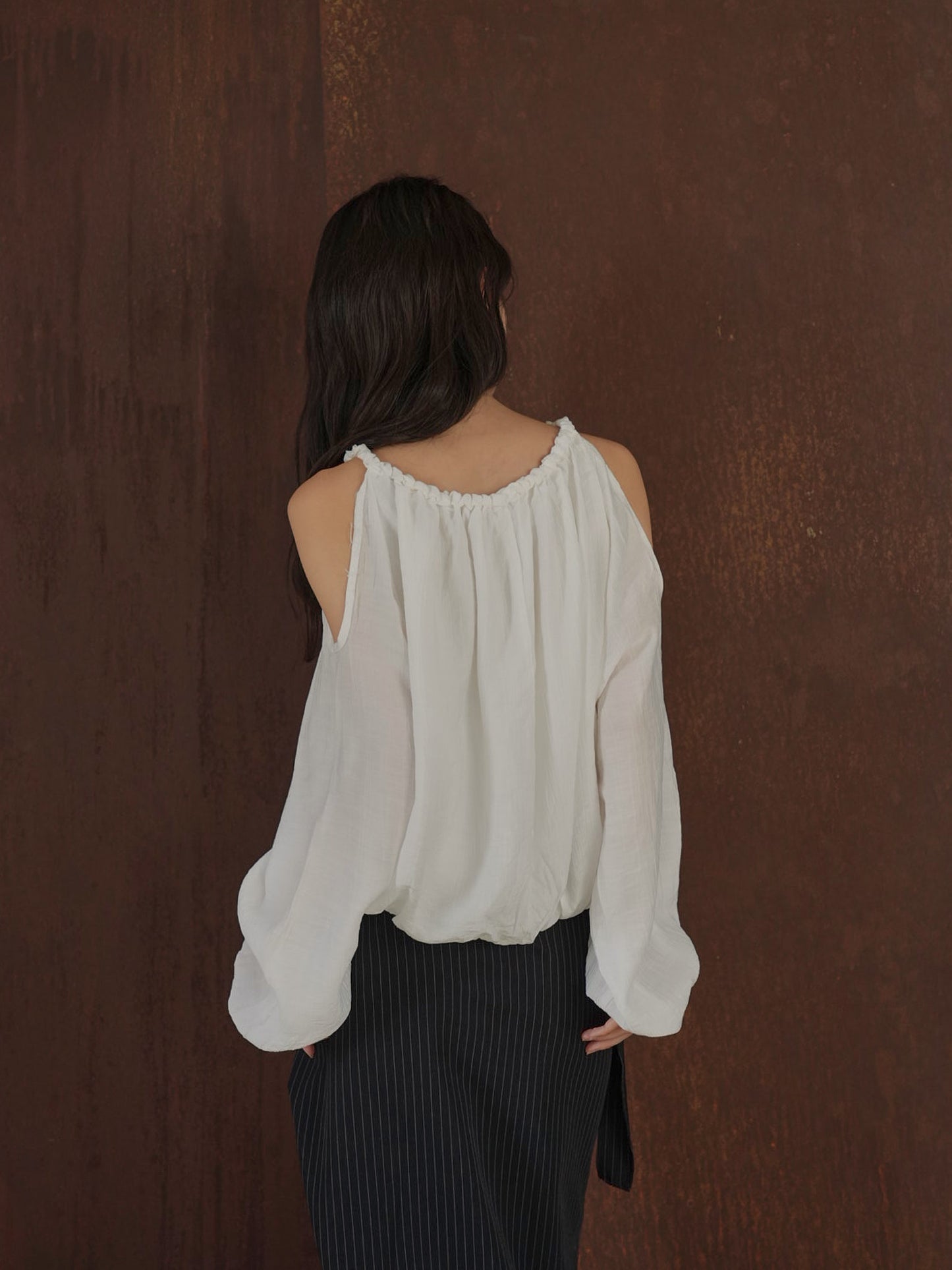 cold shoulder blouse