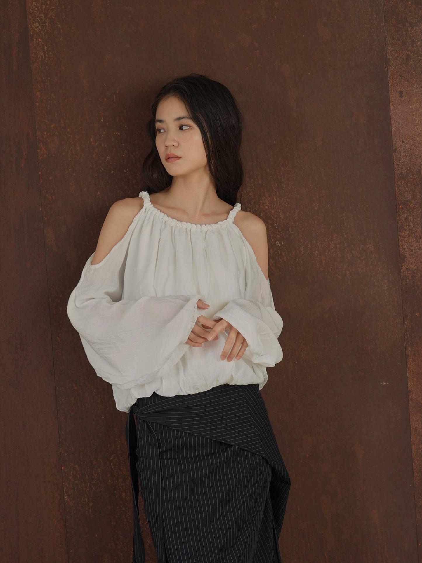 cold shoulder blouse