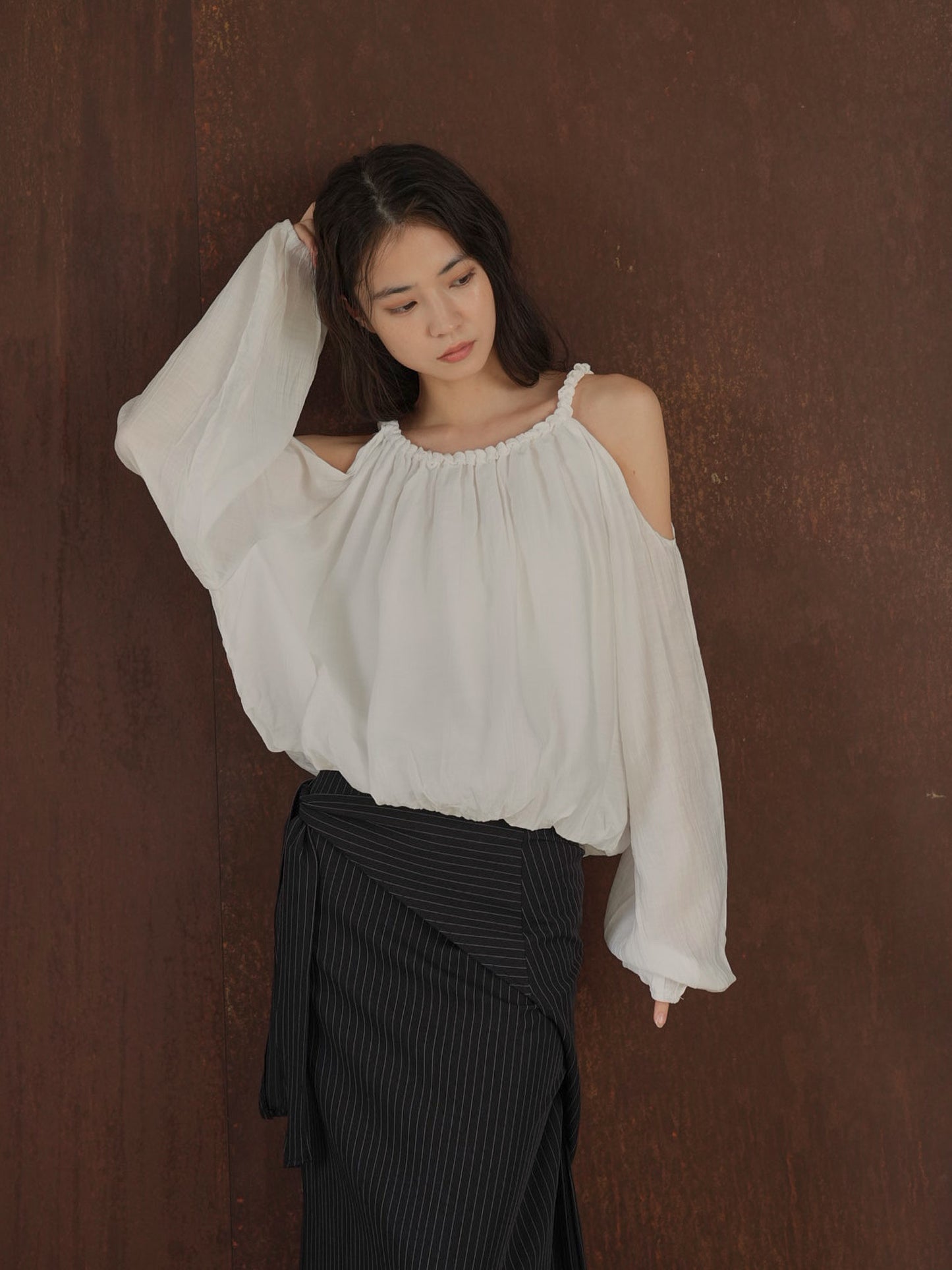 cold shoulder blouse