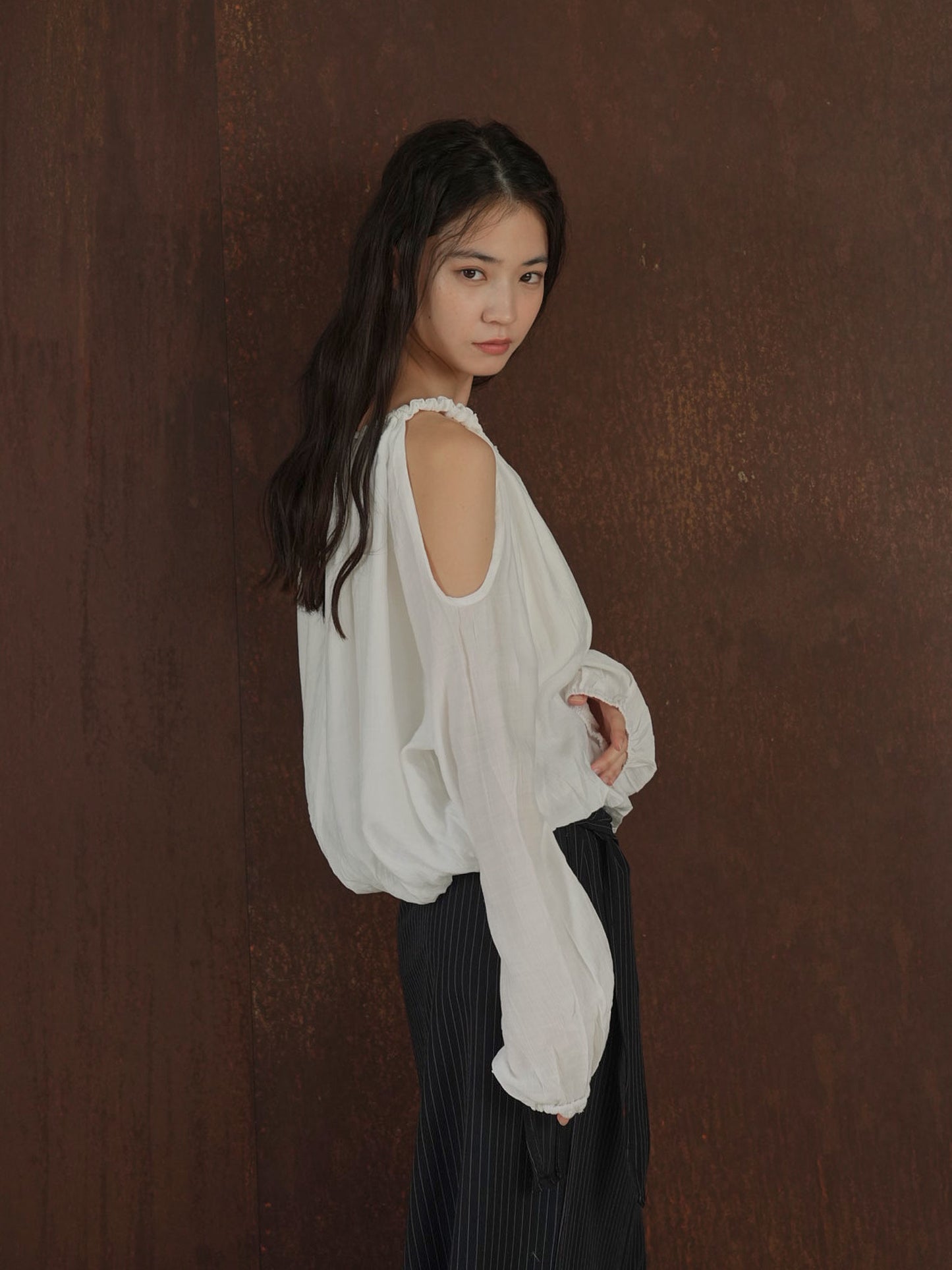 cold shoulder blouse