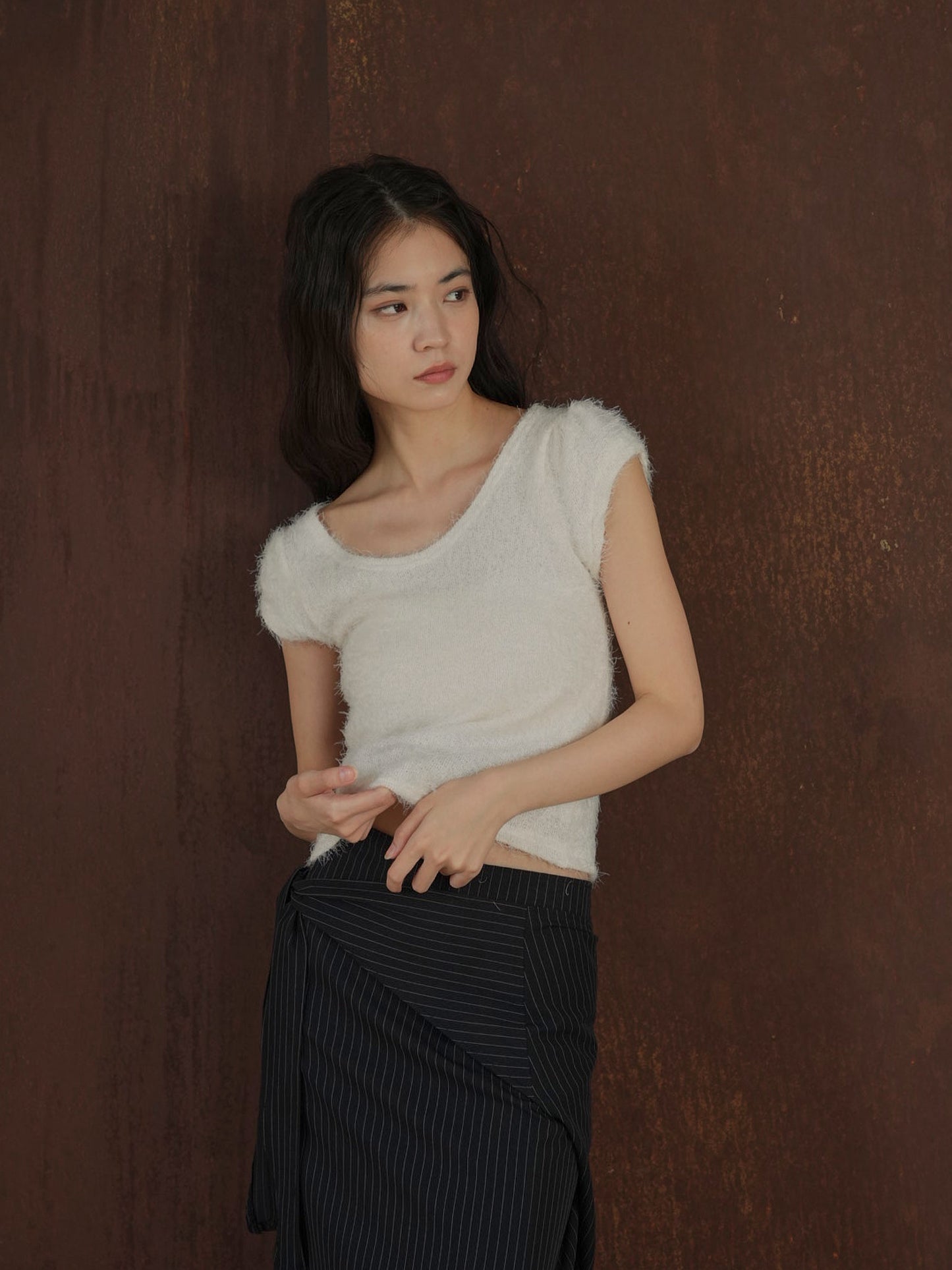 shaggy half tee