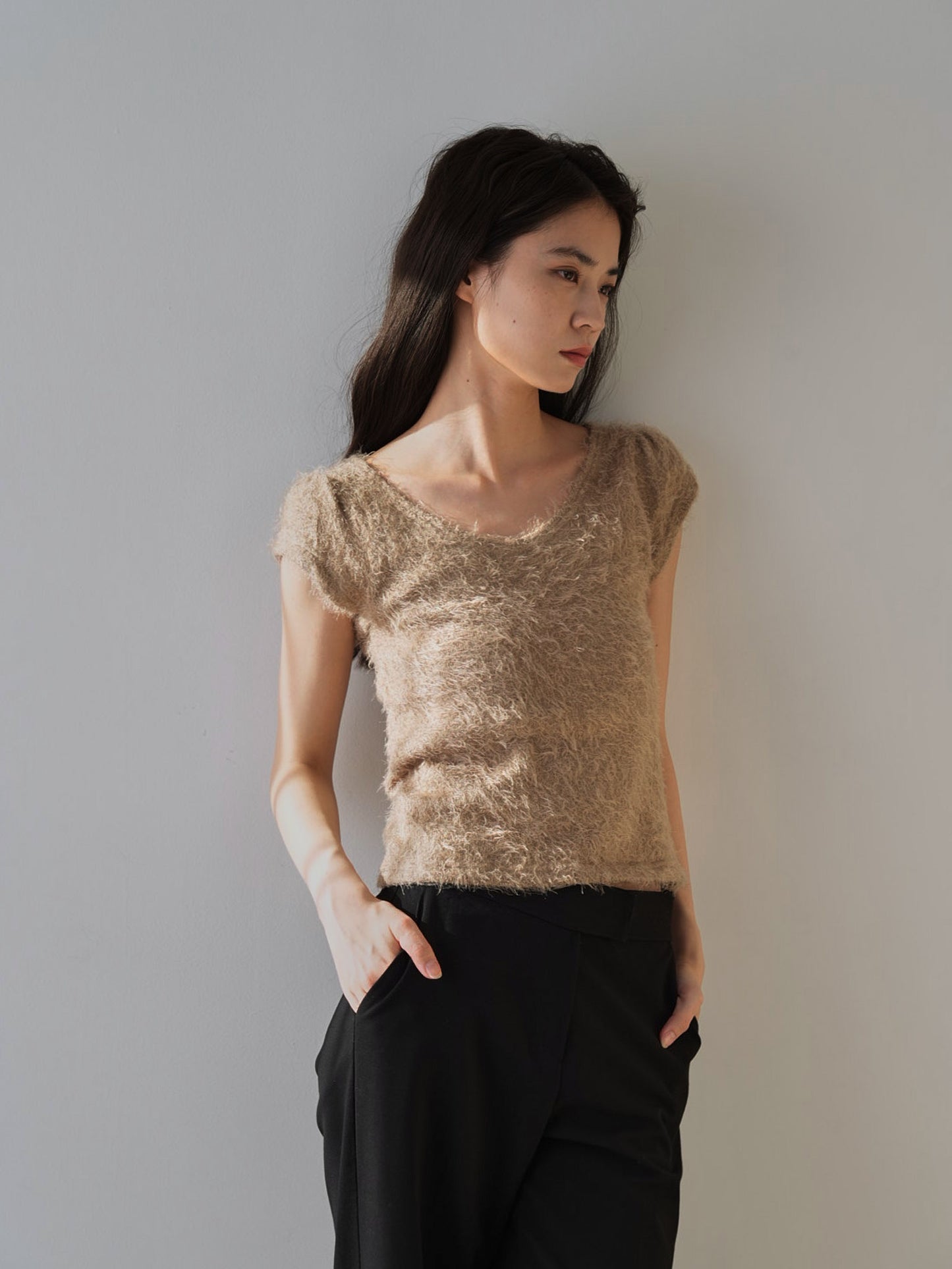 shaggy half tee