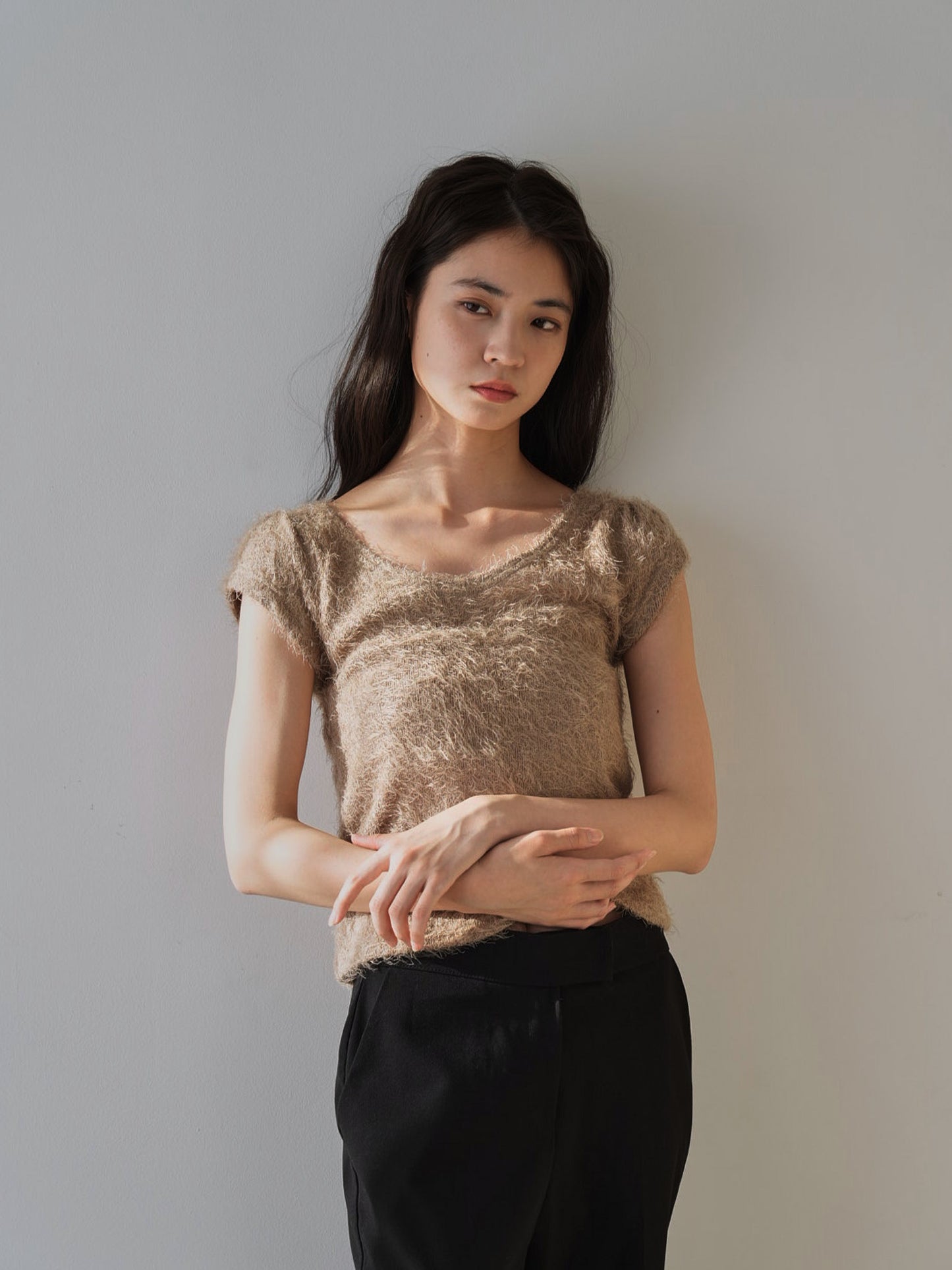 shaggy half tee