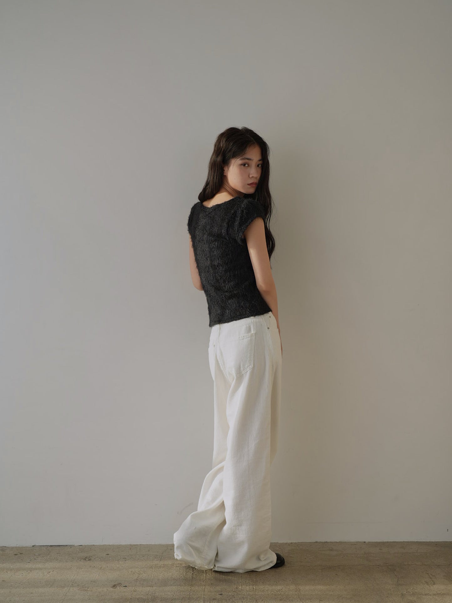 shaggy half tee