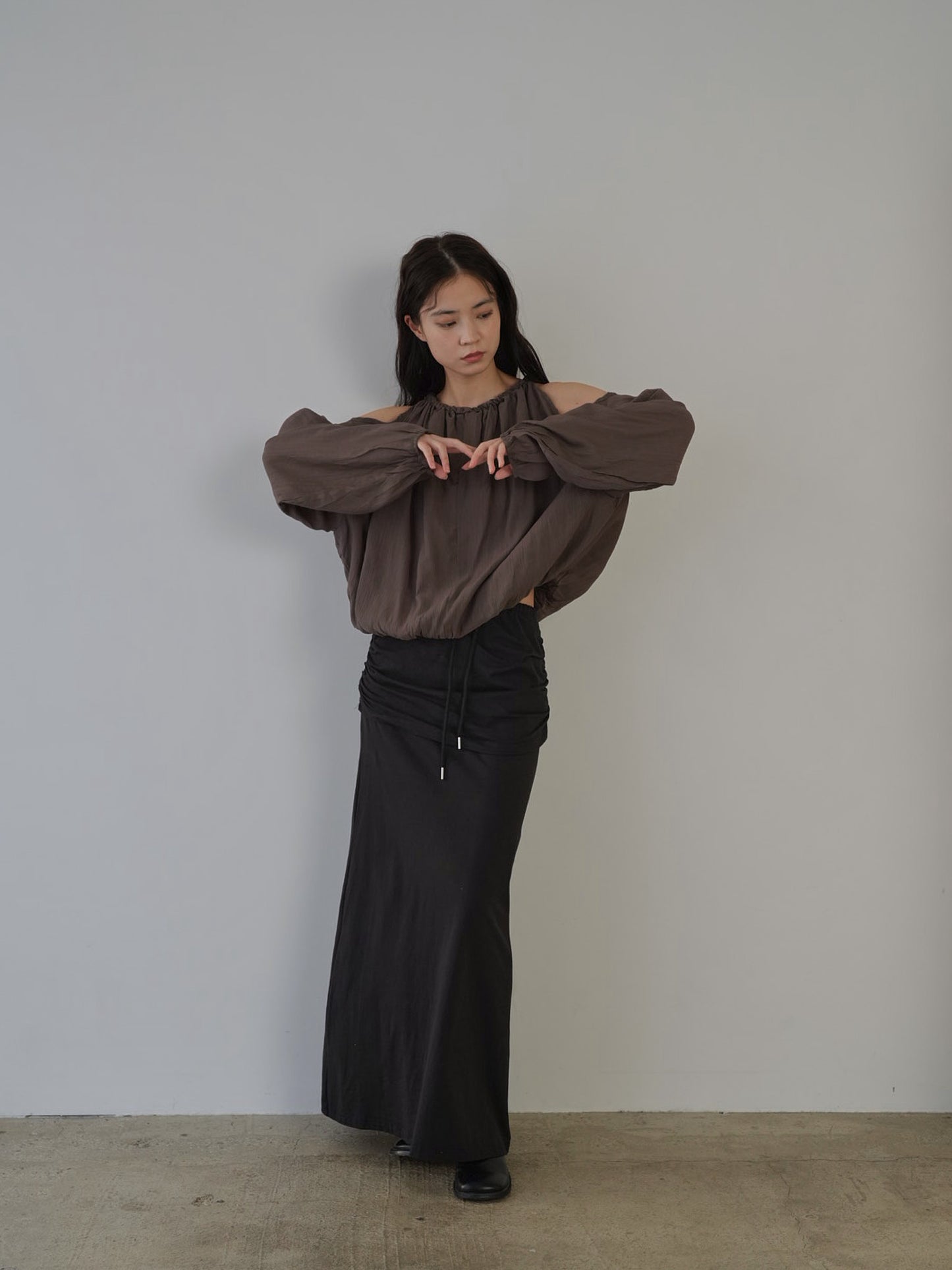 cold shoulder blouse