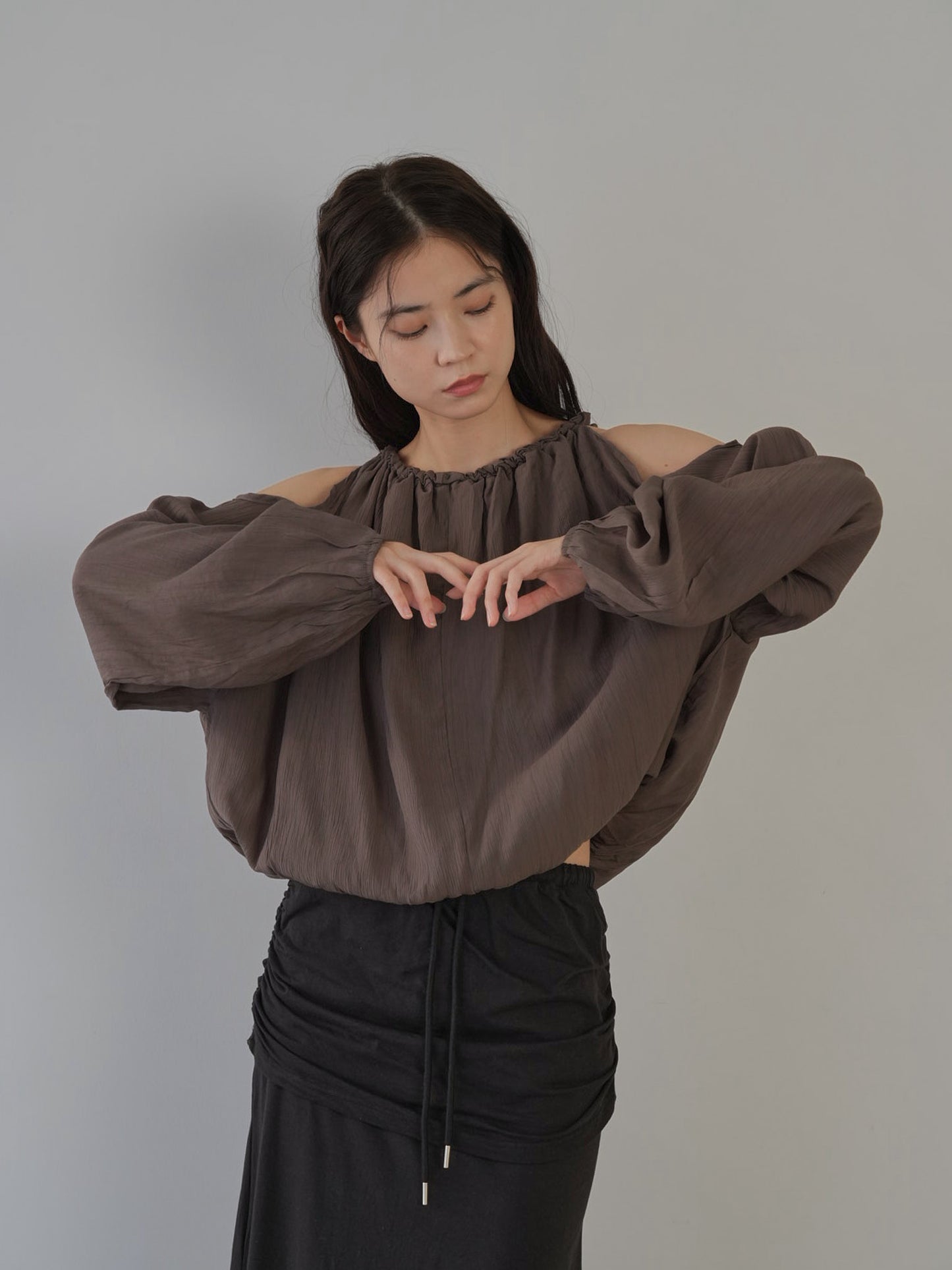 cold shoulder blouse