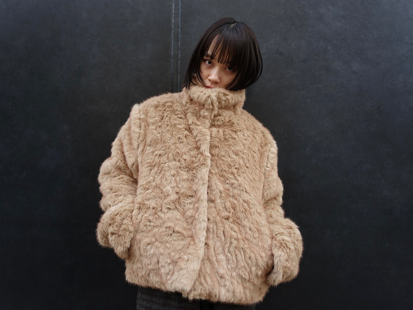 teddy touch fur jacket