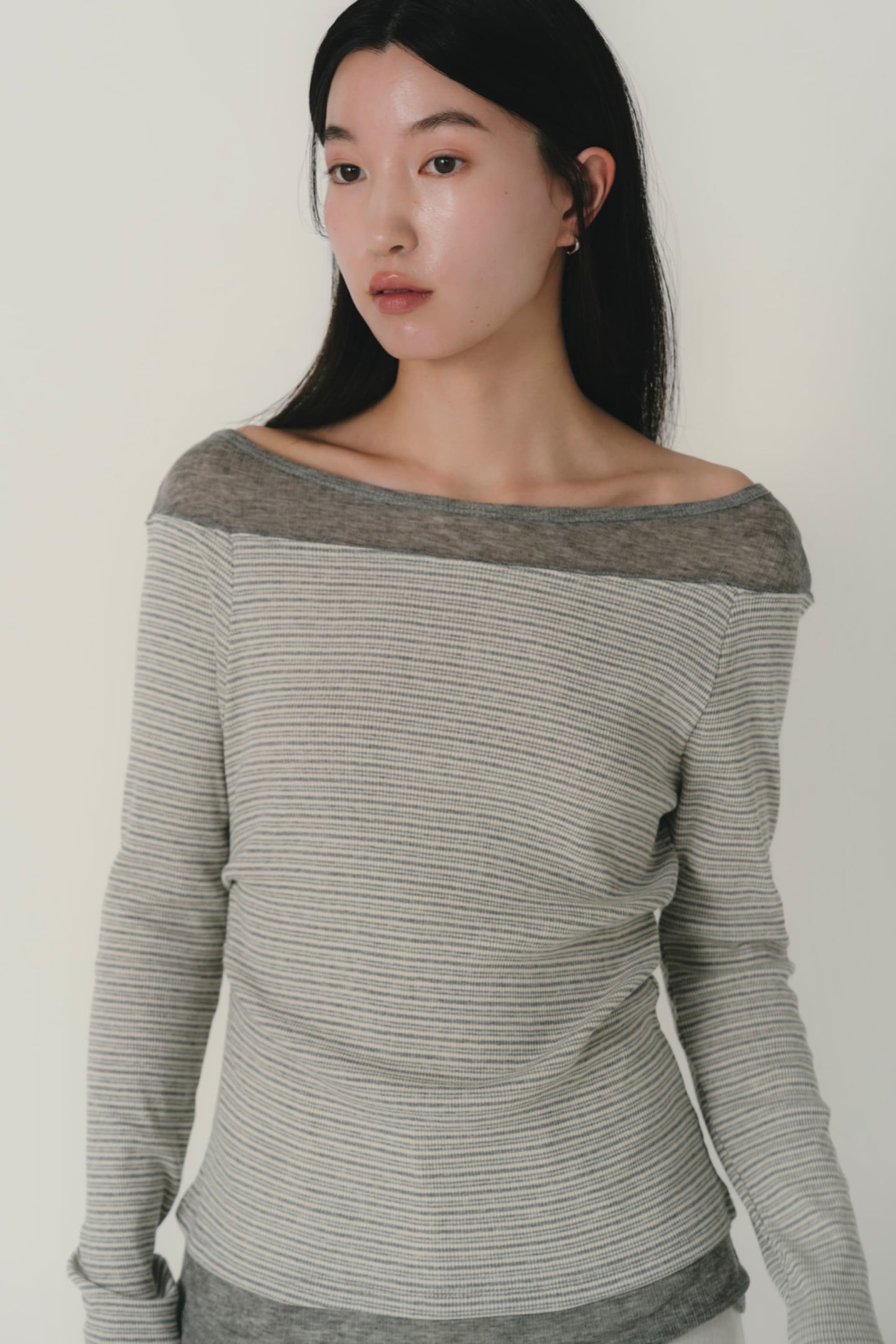 layered stripe top
