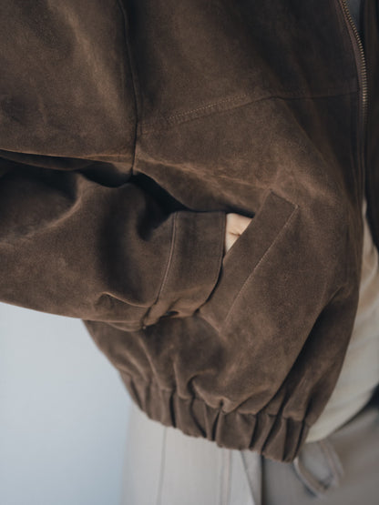 suede blouson