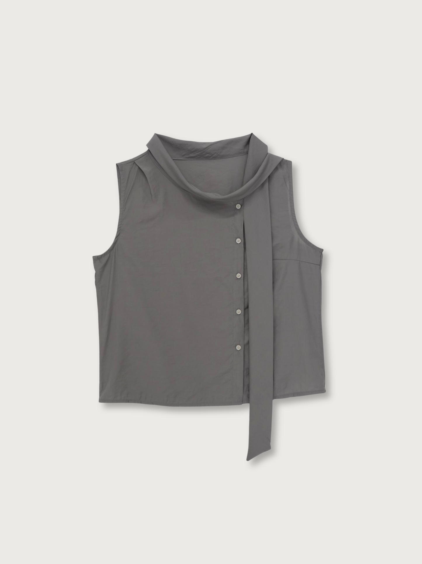 tie button blouse