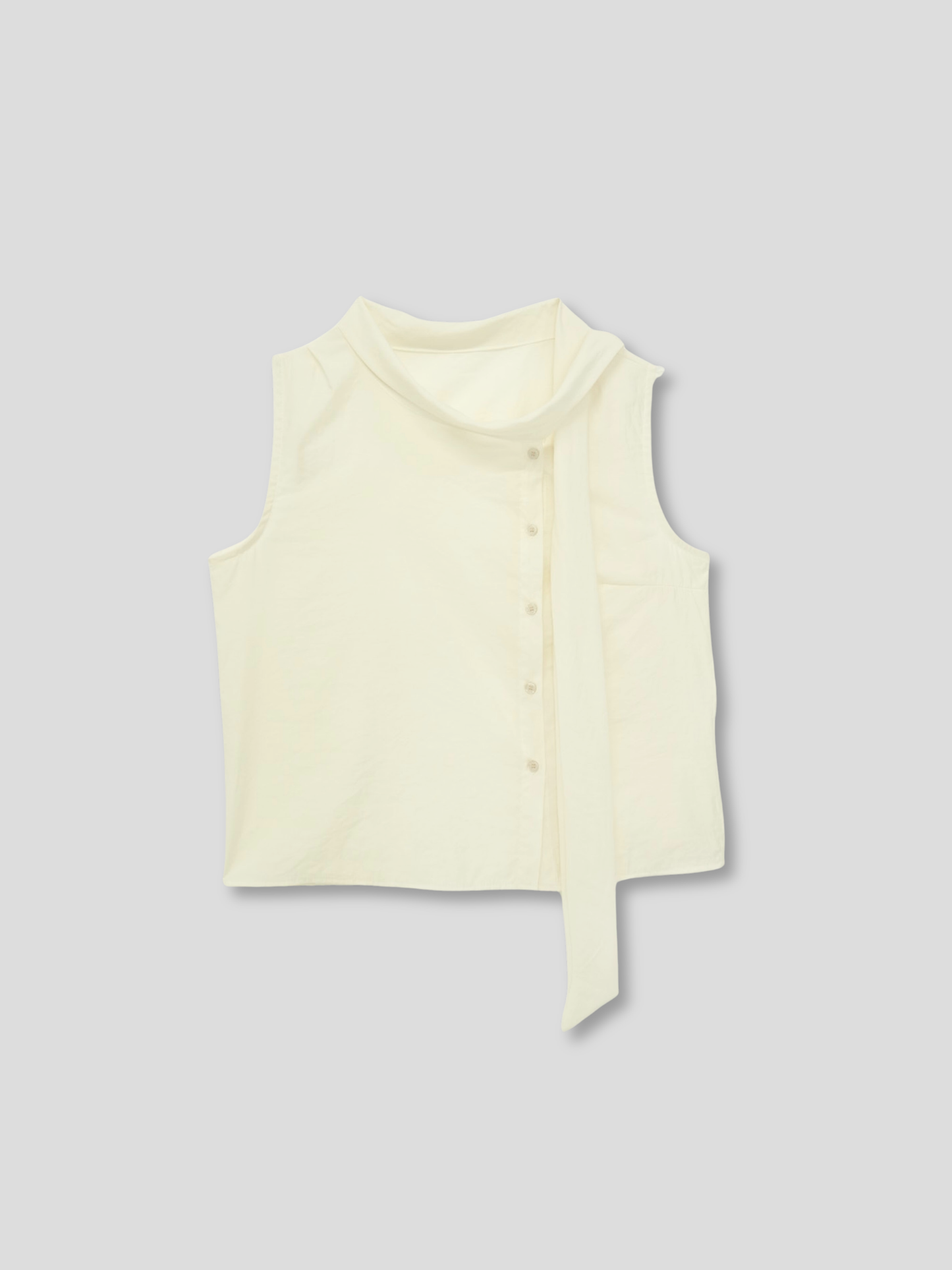 tie button blouse