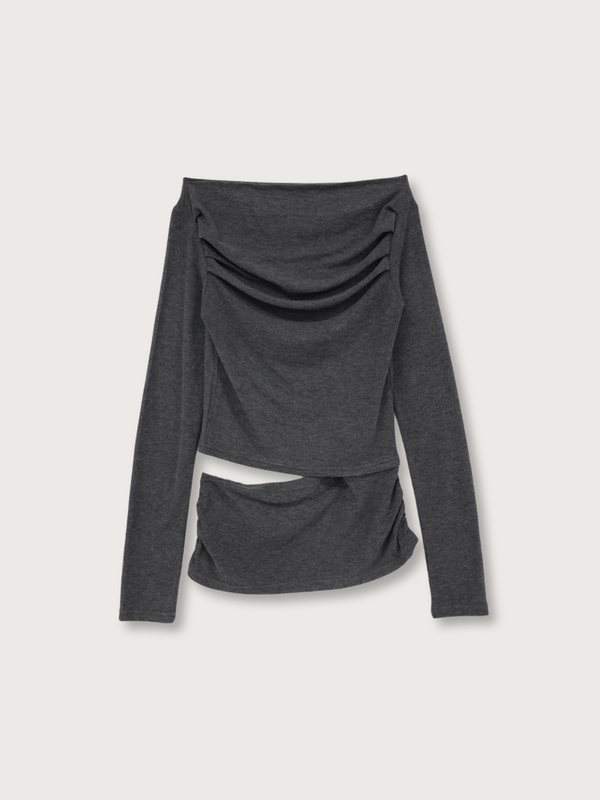 drape cut out top
