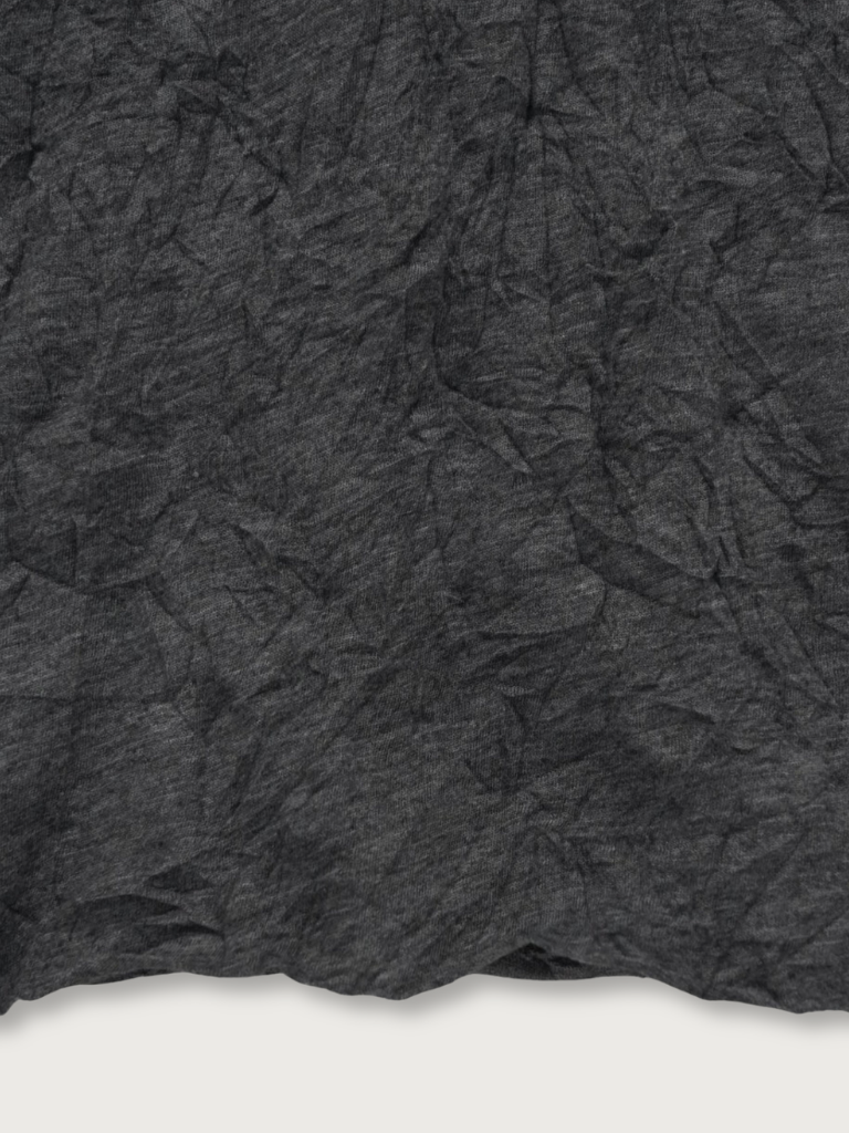 crinkle button shirt