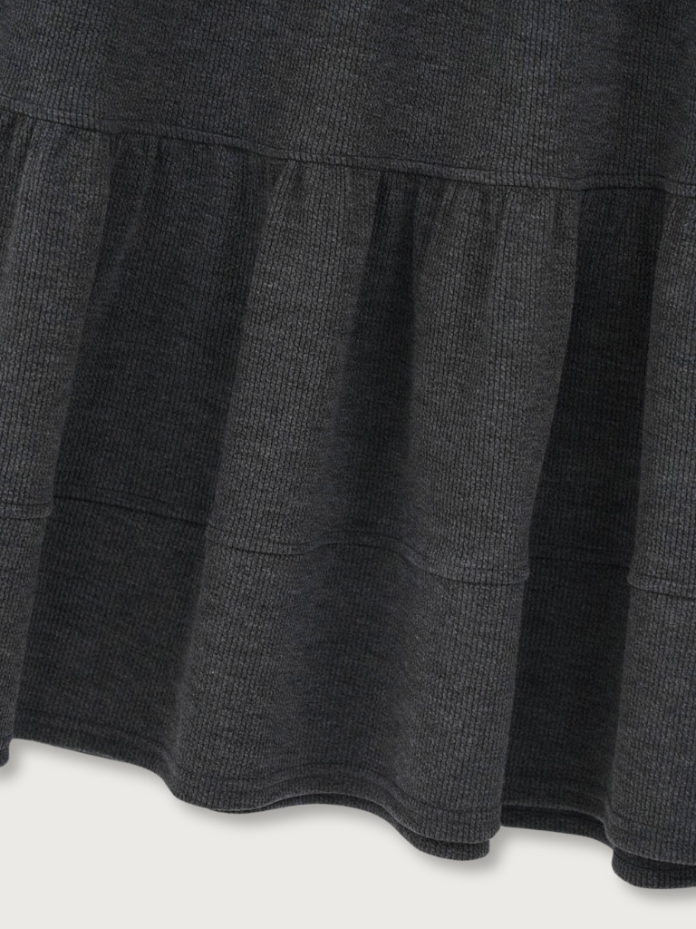 tiered maxi skirt