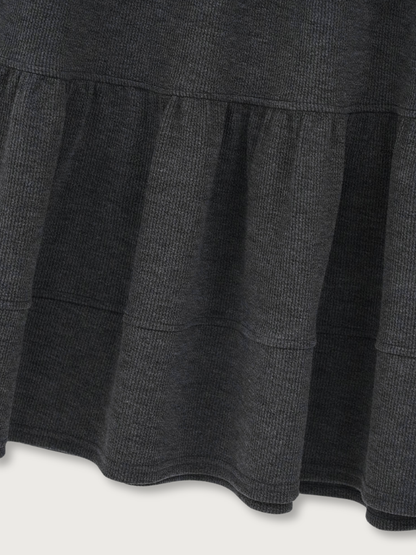 tiered maxi skirt