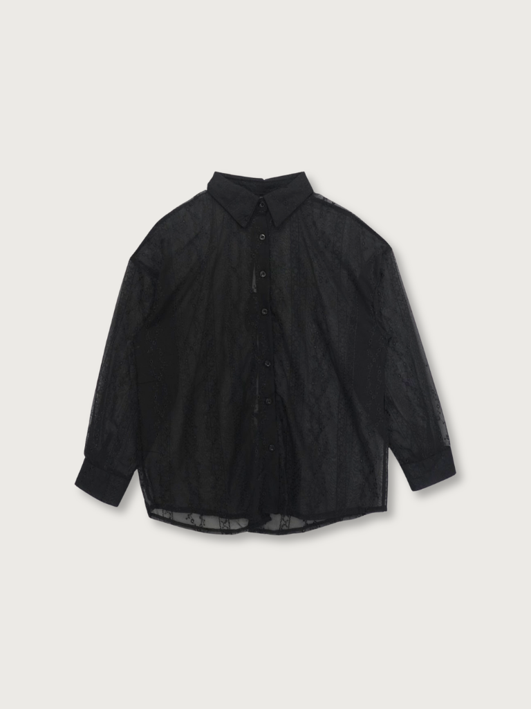 【先行予約販売】tie back lace shirt