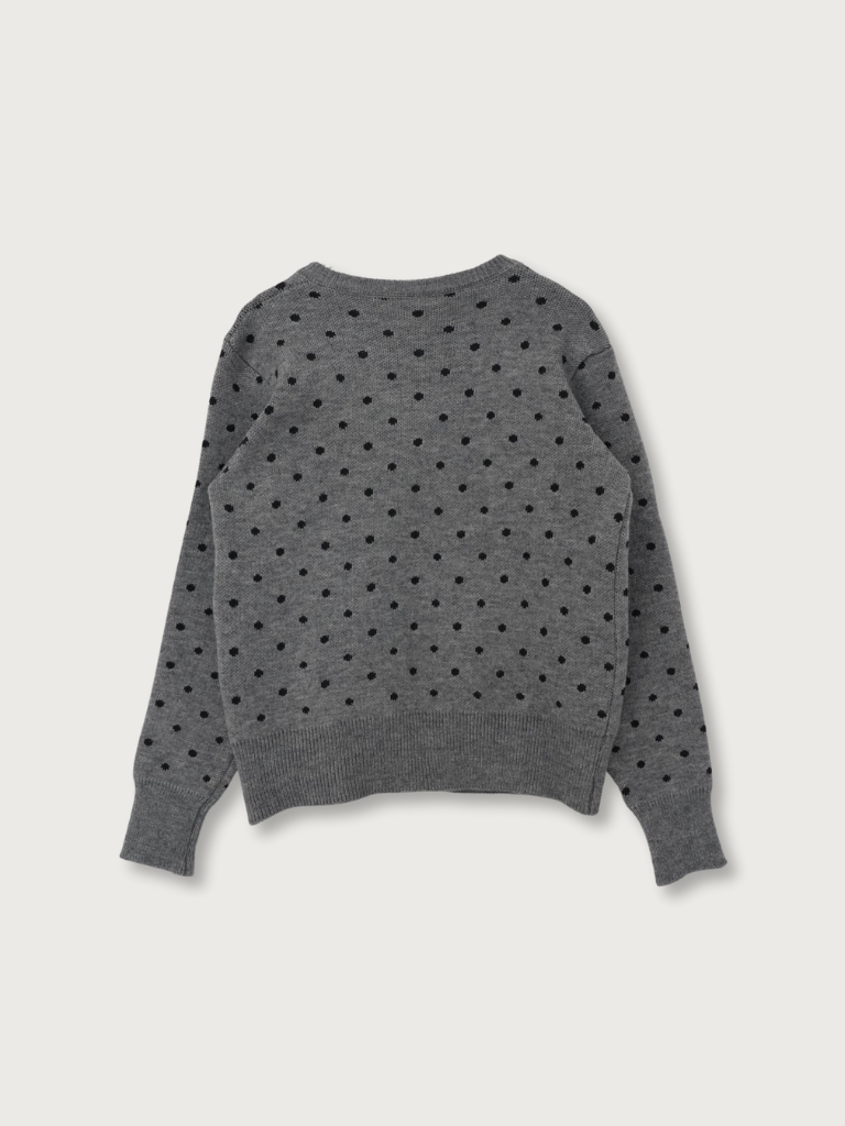 dot knit cardigan