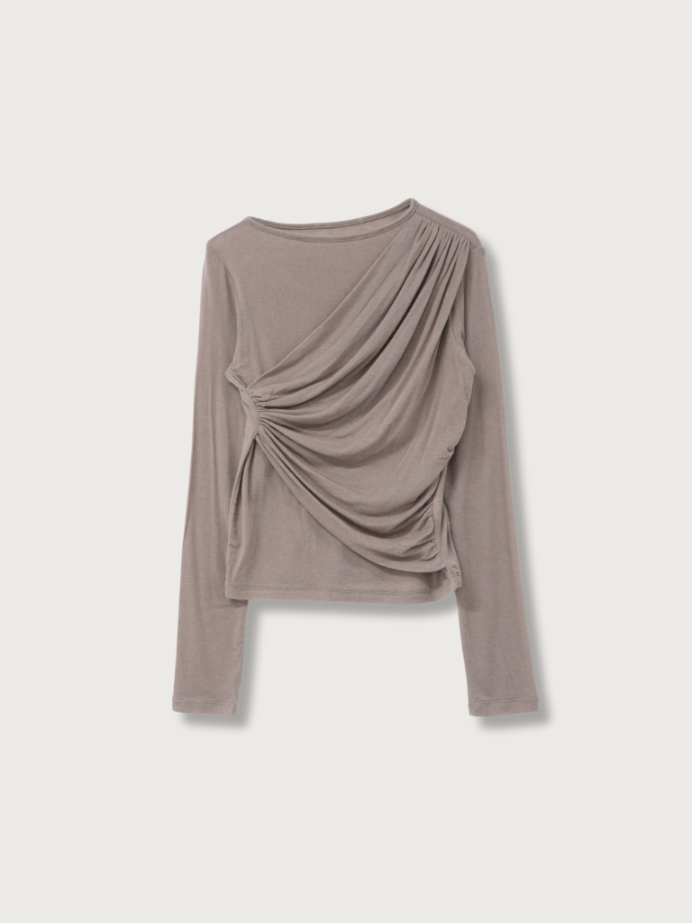 shirring design tops