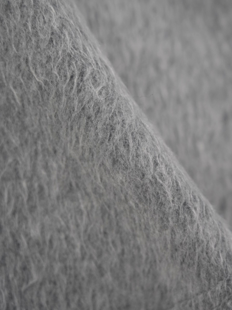 fuzzy cropped cardigan